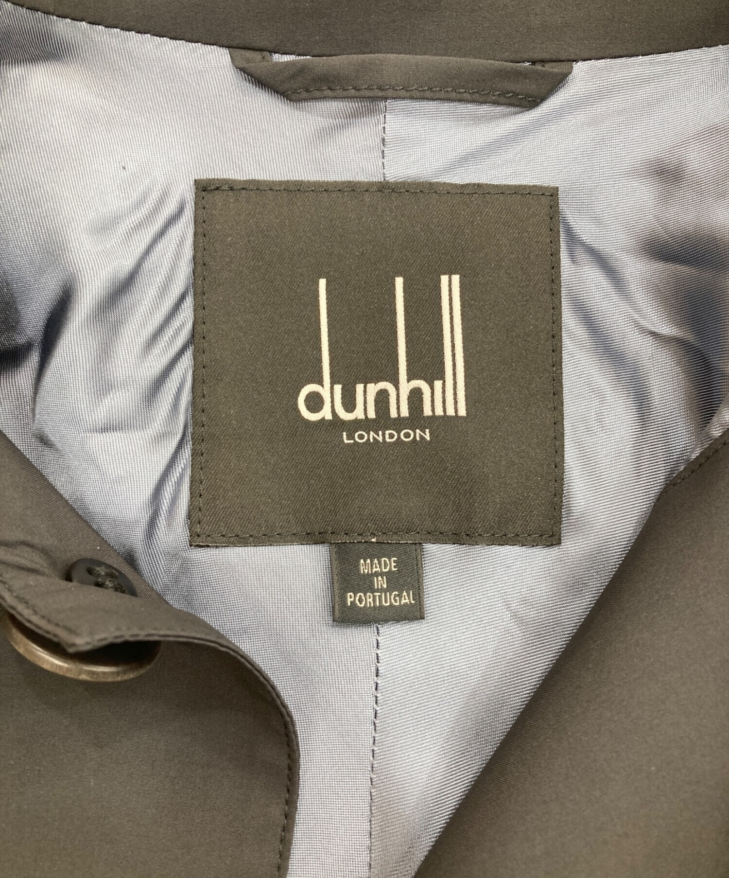 中古・古着通販】dunhill (ダンヒル) シルクステンカラーコート