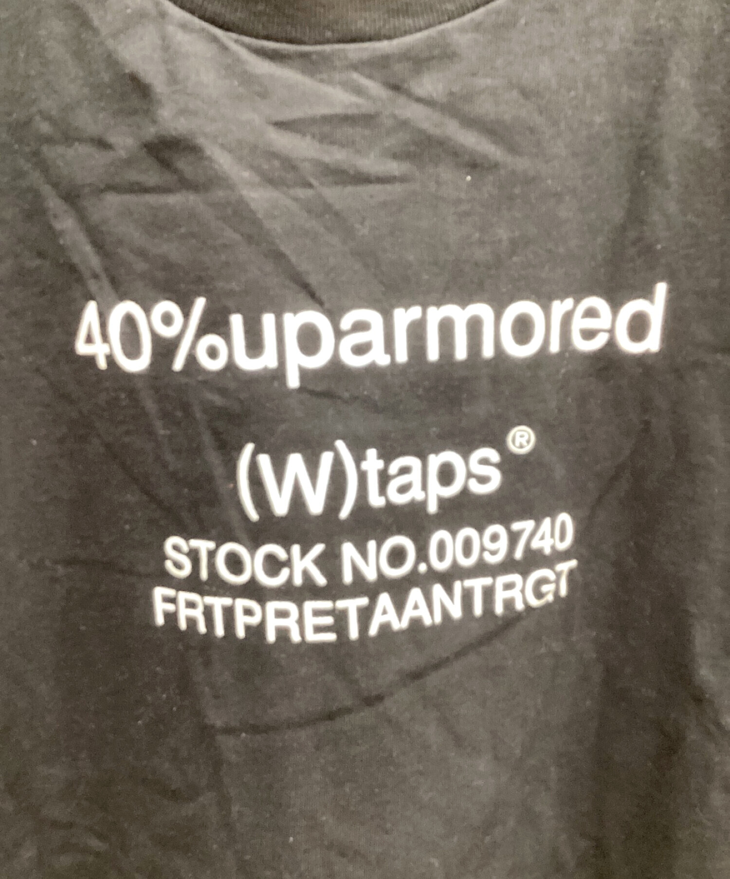 WTAPS (ダブルタップス) 40PCT UPARMORED / LS ブラック サイズ:X03