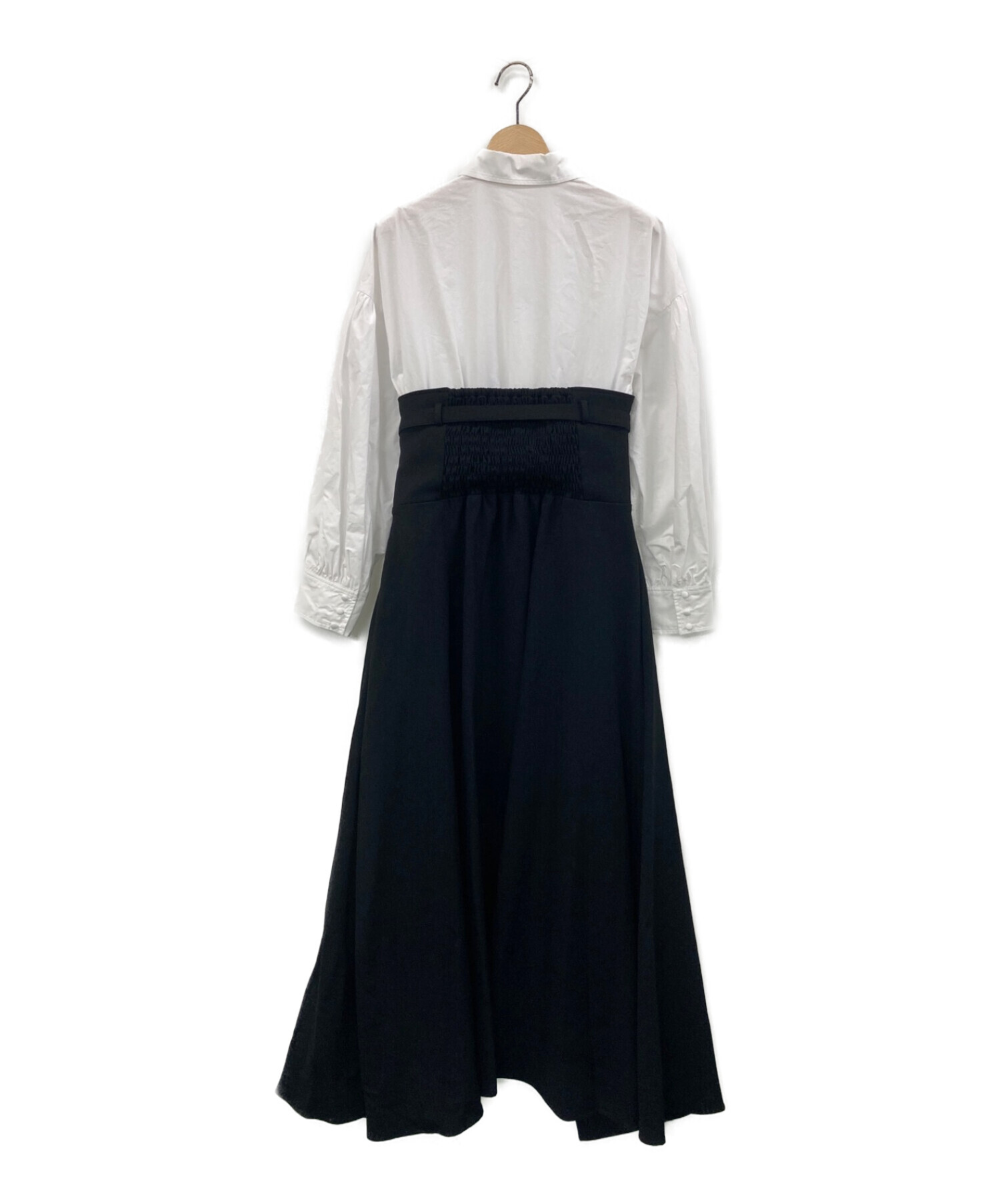 AMERI (アメリ) MILLEFEUILLE SHIRT DRESS ブラック サイズ:M