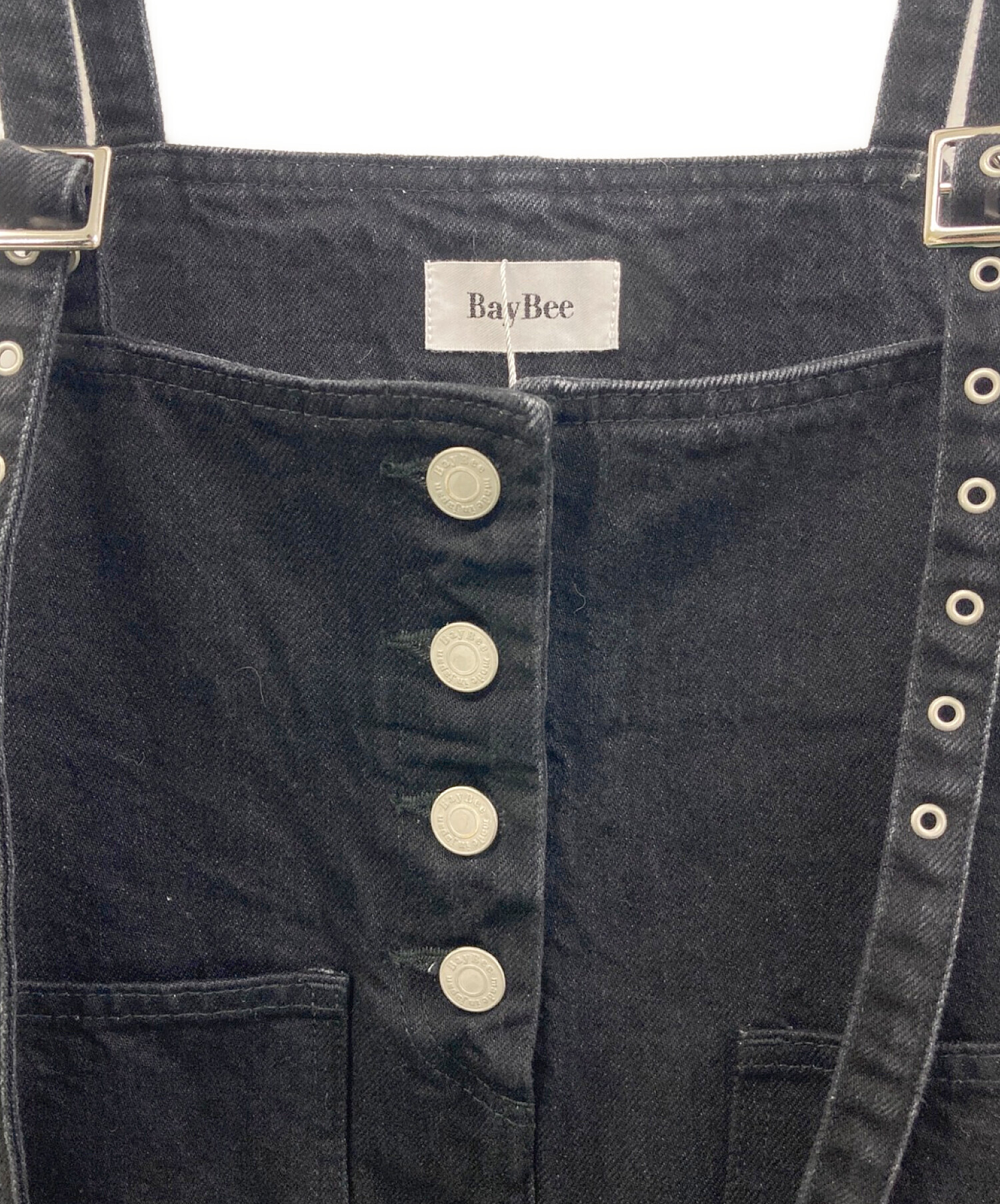 新規出店 baybee button design denim salopette | www.butiuae.com