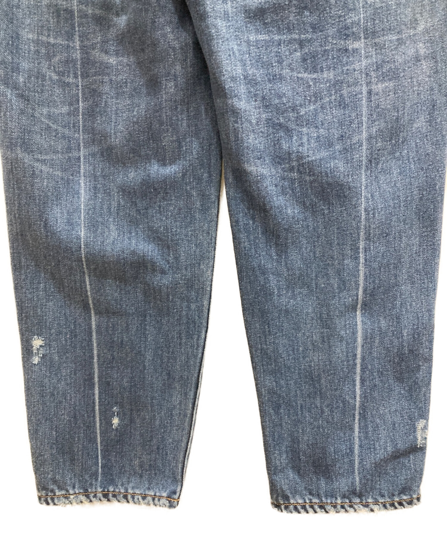 doublet (ダブレット) DAMAGED SILK DENIM PANTS デニムパンツ 21SS05PT146 インディゴ サイズ:S