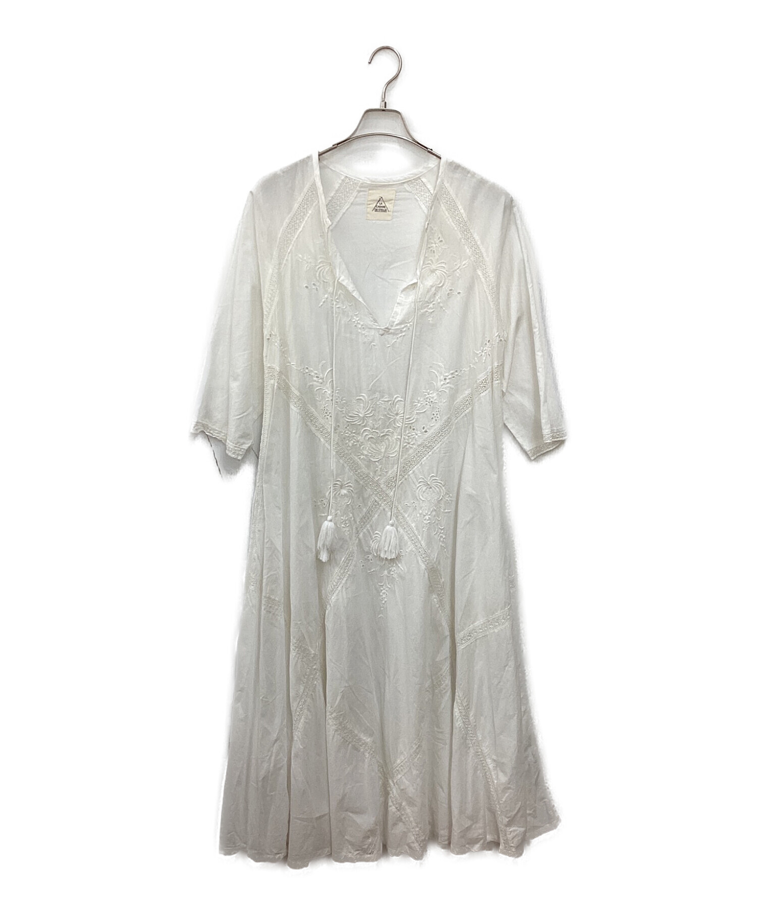 Spick and Span (スピックアンドスパン) LA CABANE DE STELLA HAMPTON LACE DRESS ホワイト  サイズ:Free