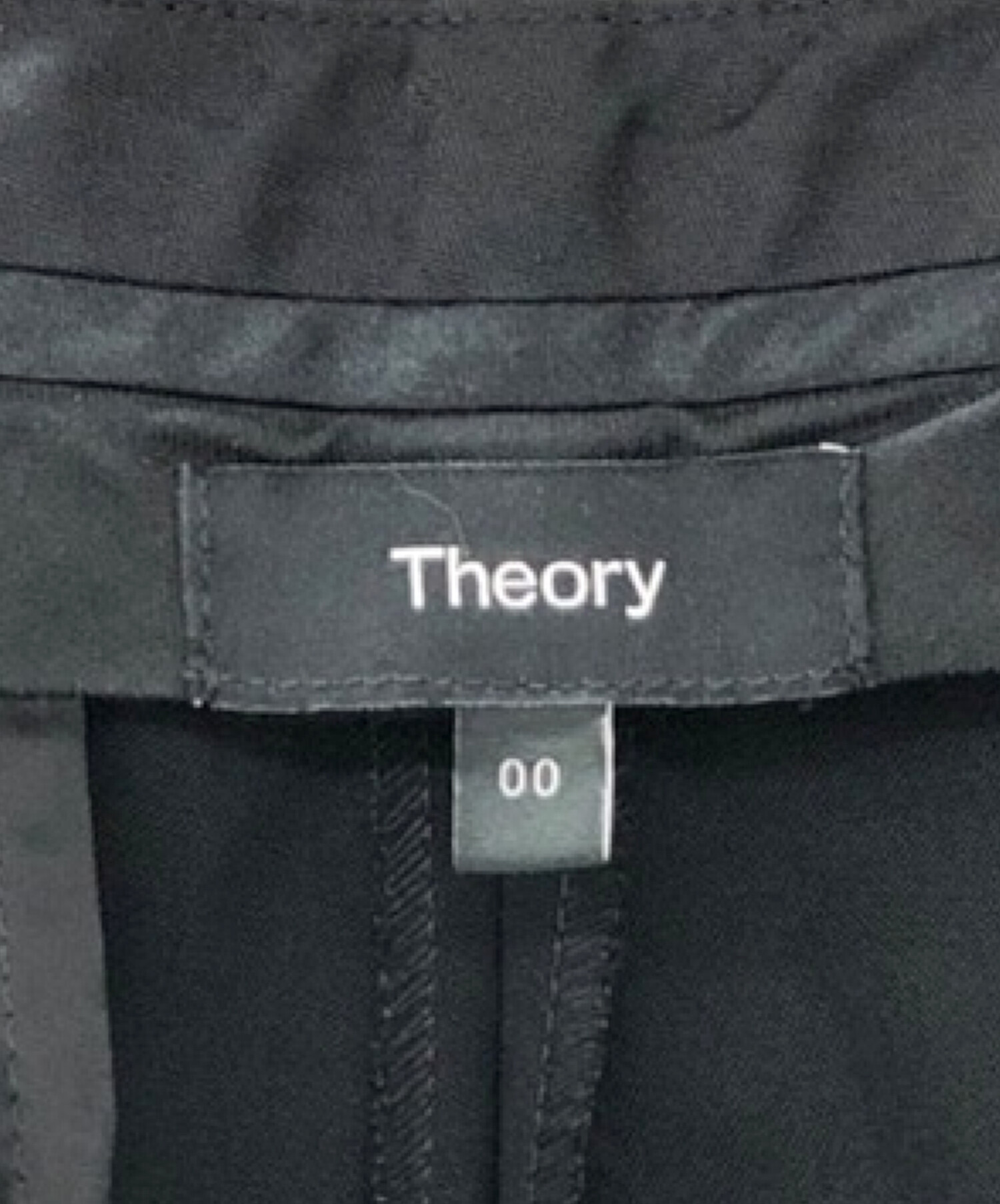 中古・古着通販】theory (セオリー) センタープレスパンツ ブラック