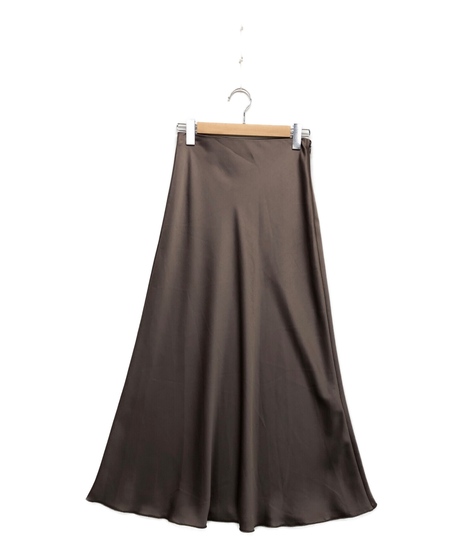 GALLARDA GALANTE (ガリャルダガランテ) サテンマーメイドスカート ブラウン サイズ:1