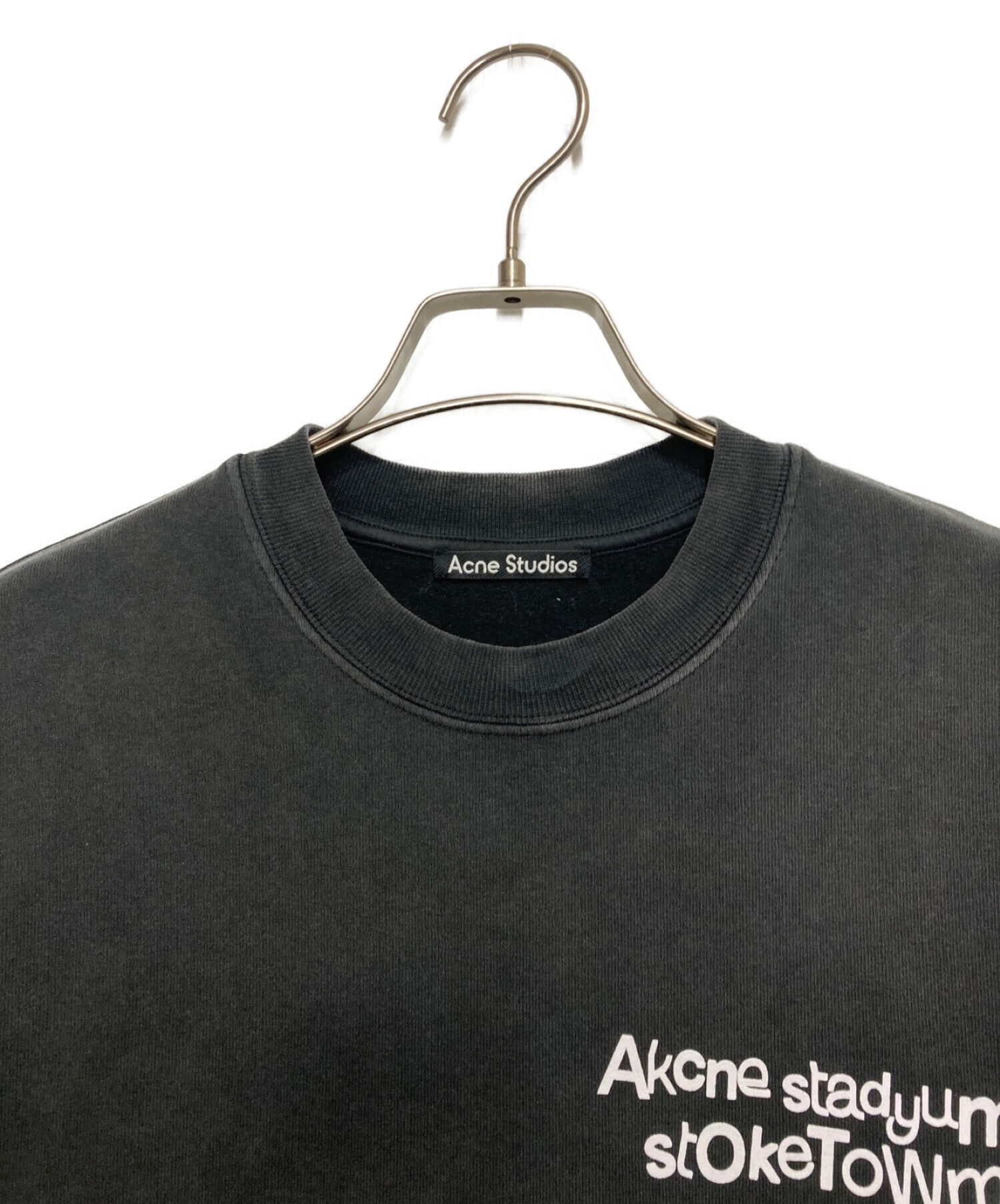 在庫残りわずか Acne Studios アクネ スウェット Tシャツ フェイス