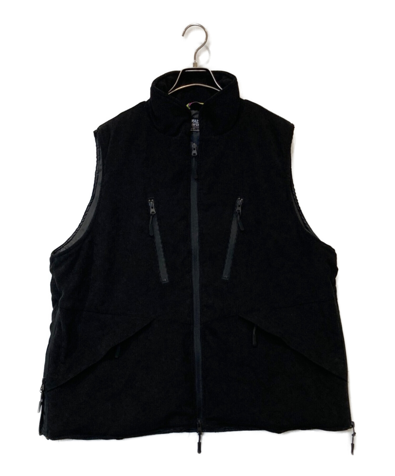 Abu Garcia (アブガルシア) is-ness (イズネス) CORDUROY PADDING VEST ブラック サイズ:L