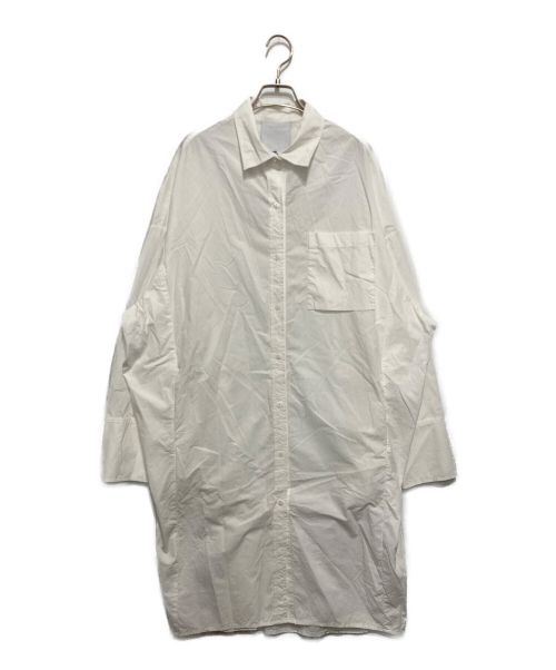 中古・古着通販】minitz (ミニッツ) ロングシャツ ホワイト サイズ