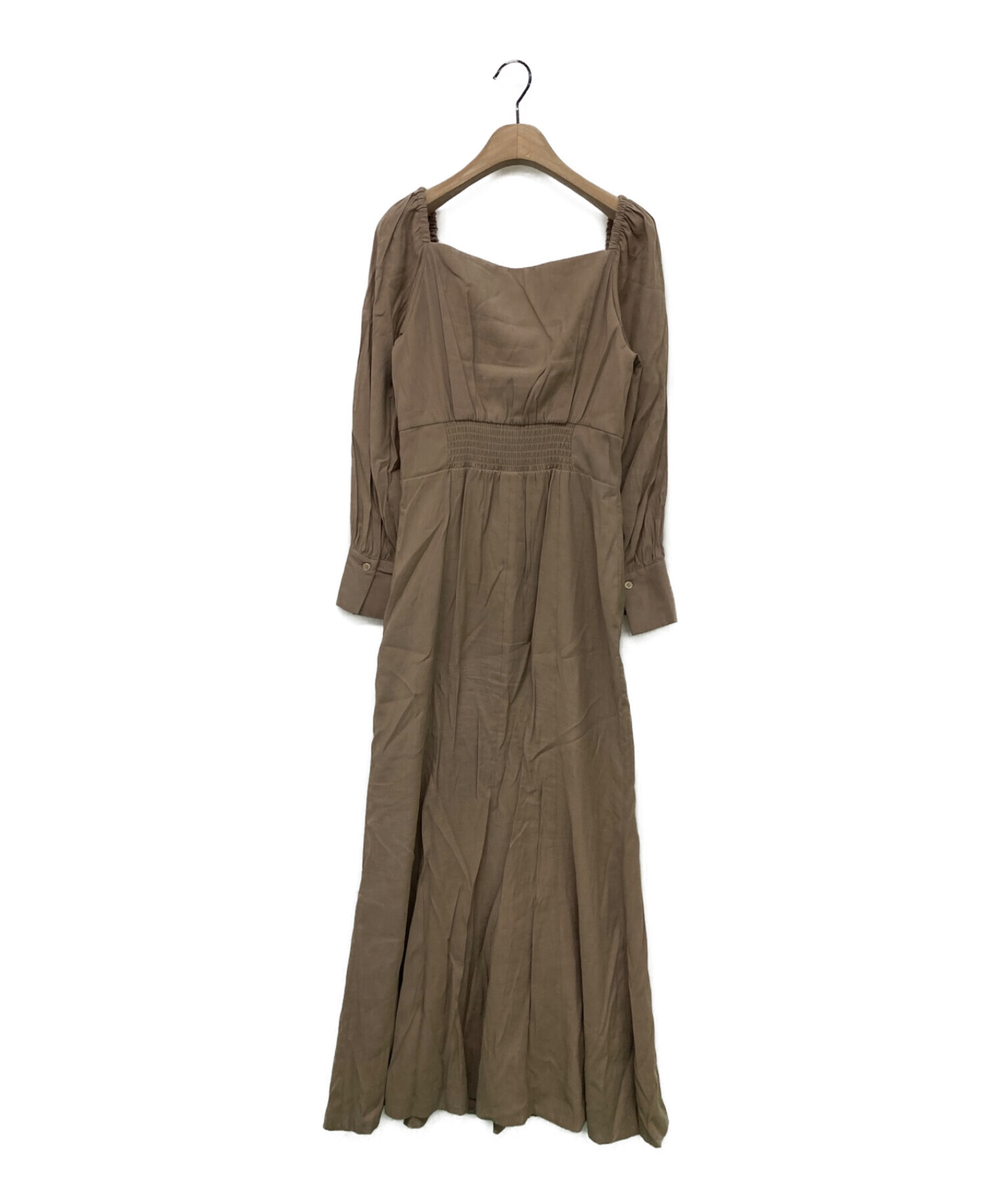 中古・古着通販】SHEER (シアー) nudie dress ベージュ サイズ:F ...