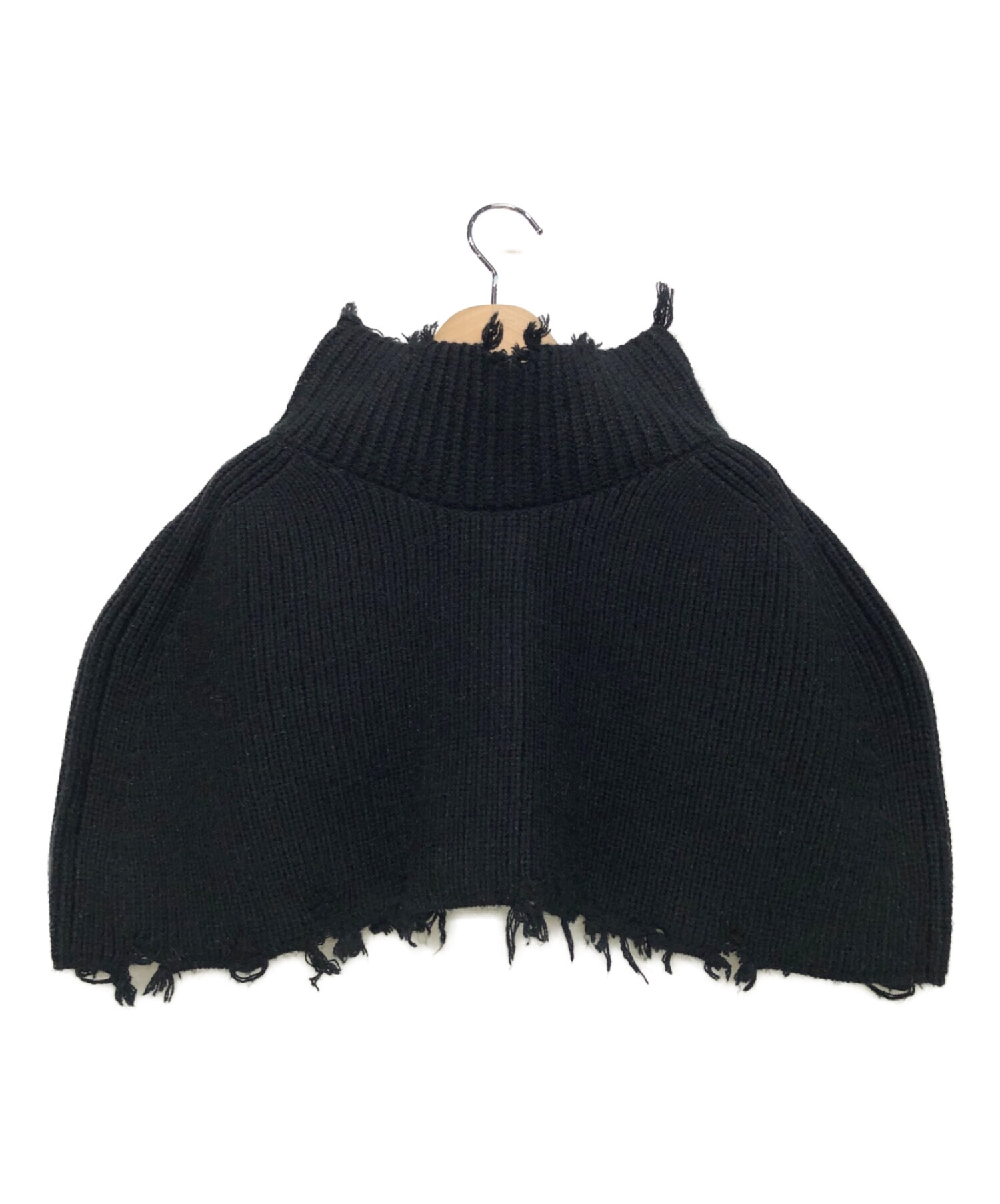 中古・古着通販】AMERI (アメリ) 2WAY LAYERED KNIT BOLERO ブラック