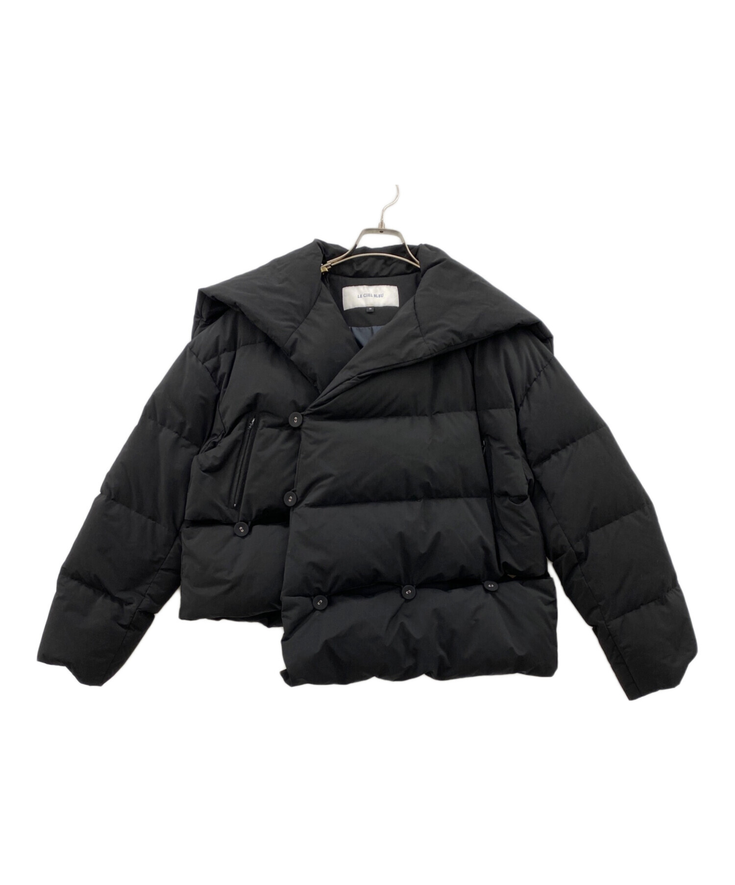 中古・古着通販】LE CIEL BLEU (ルシェルブルー) Peeled Puffer Jacket（ピールパファージャケット） ブラック  サイズ:36｜ブランド・古着通販 トレファク公式【TREFAC FASHION】スマホサイト