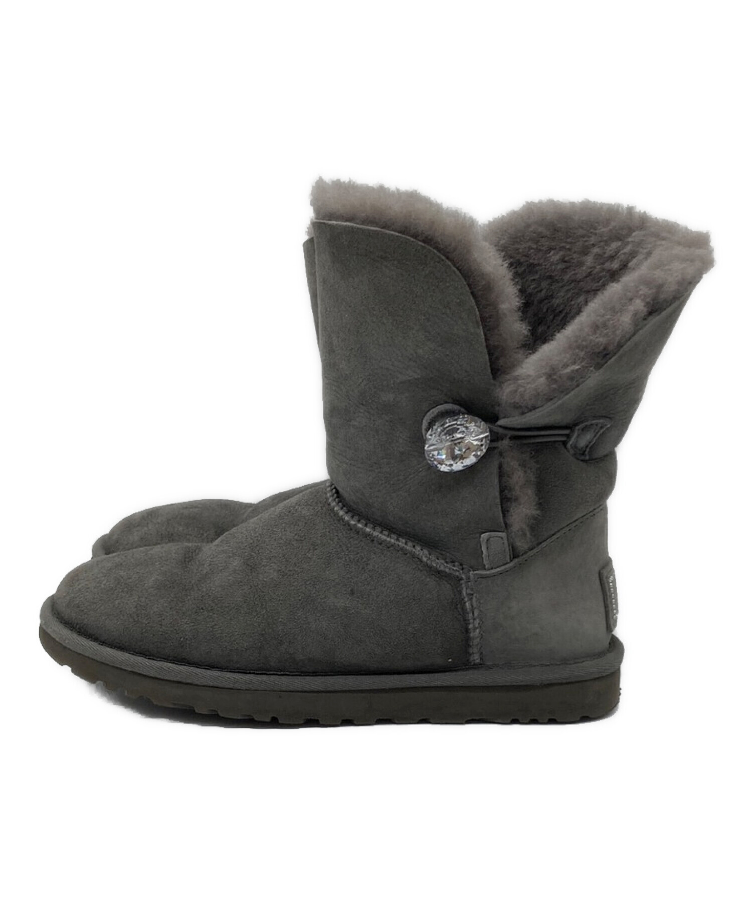 中古・古着通販】UGG (アグ) ムートンブーツ グレー サイズ:23cm