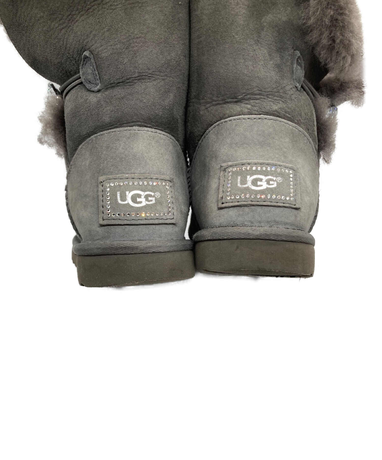 中古・古着通販】UGG (アグ) ムートンブーツ グレー サイズ:23cm