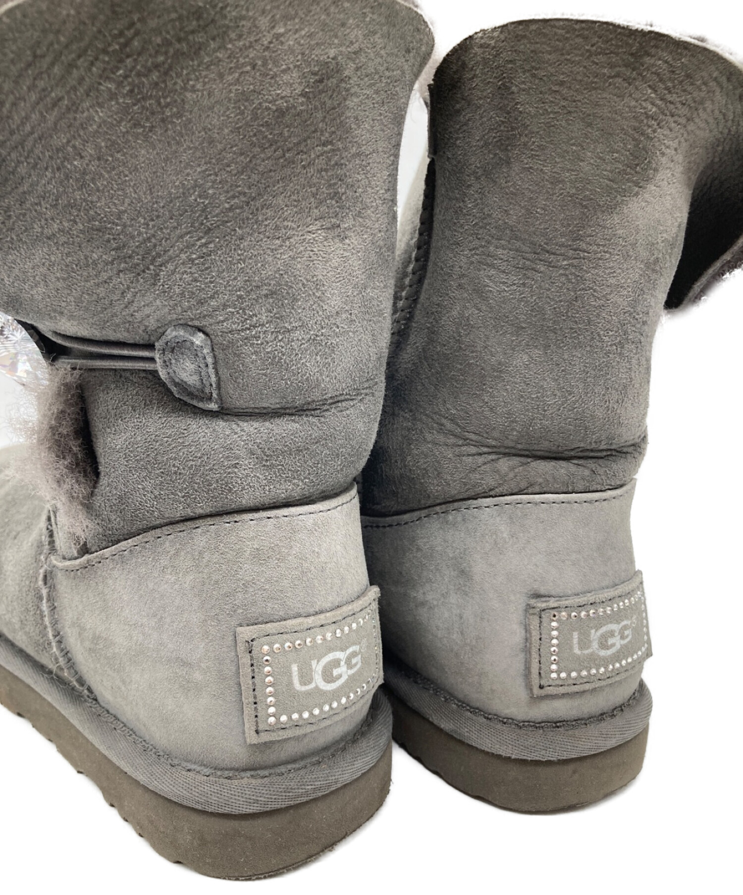 中古・古着通販】UGG (アグ) ムートンブーツ グレー サイズ:23cm