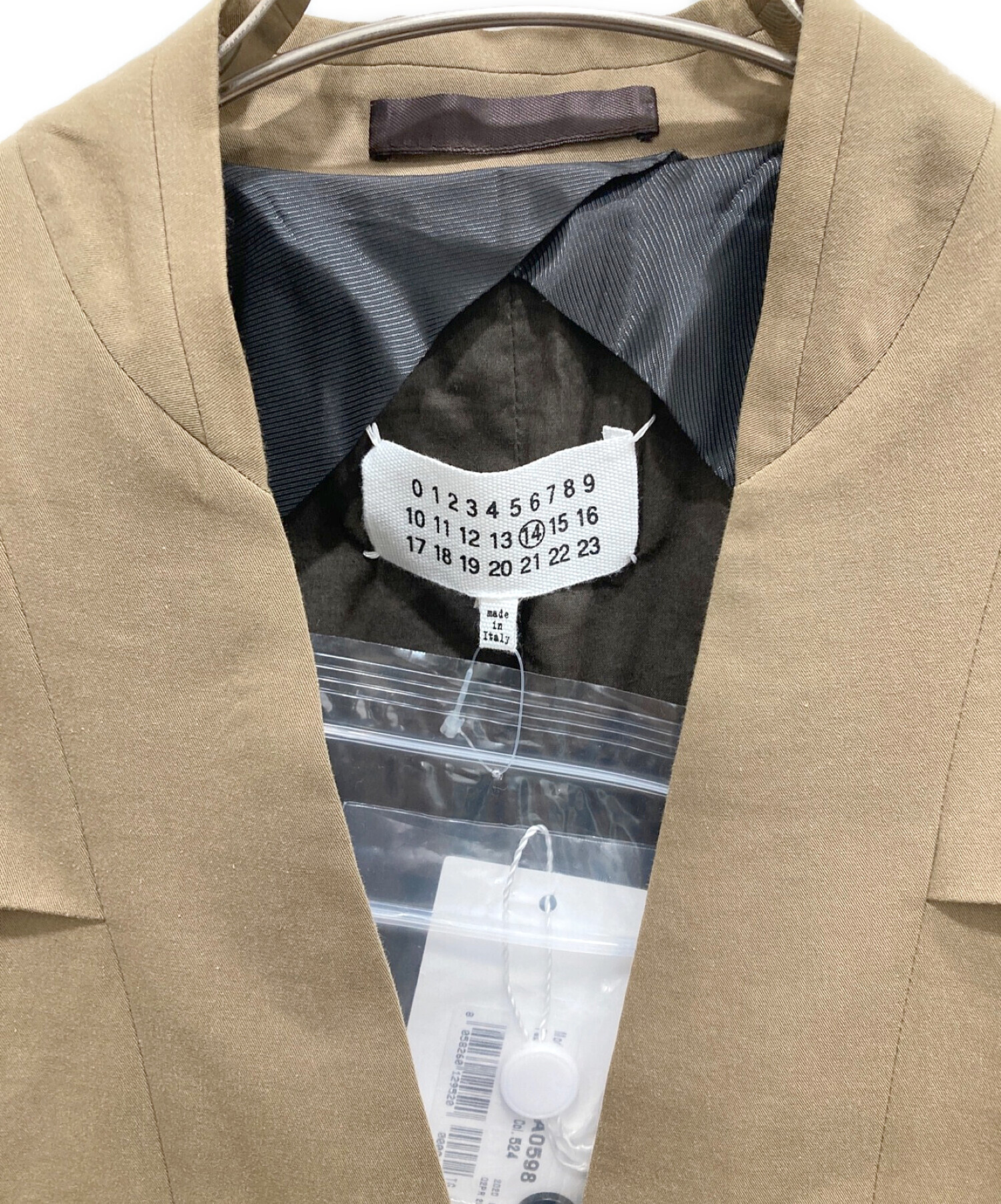 Maison Margiela 14 (メゾンマルジェラ 14) RE-EDITION Double inside jacket ベージュ  サイズ:50(XL)