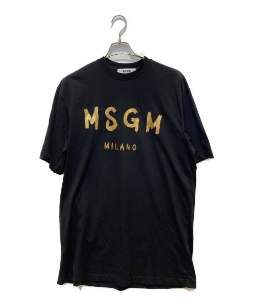 【中古・古着通販】MSGM (エムエスジーエム) ブラッシュロゴ T 