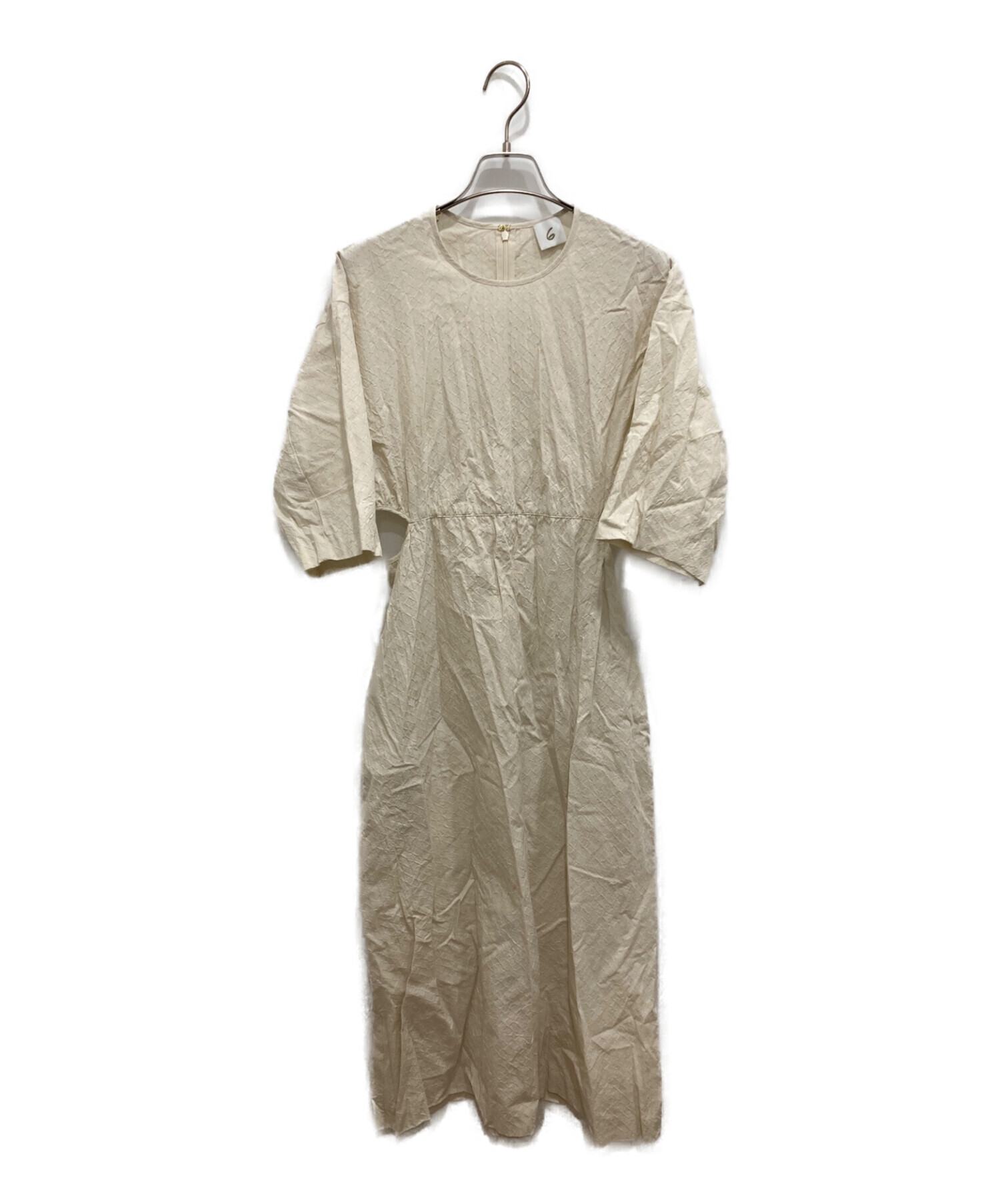 中古・古着通販】6(ROKU) BEAUTY&YOUTH (ロク ビューティーアンドユース) COTTON SLIT DRESS ベージュ  サイズ:36｜ブランド・古着通販 トレファク公式【TREFAC FASHION】スマホサイト