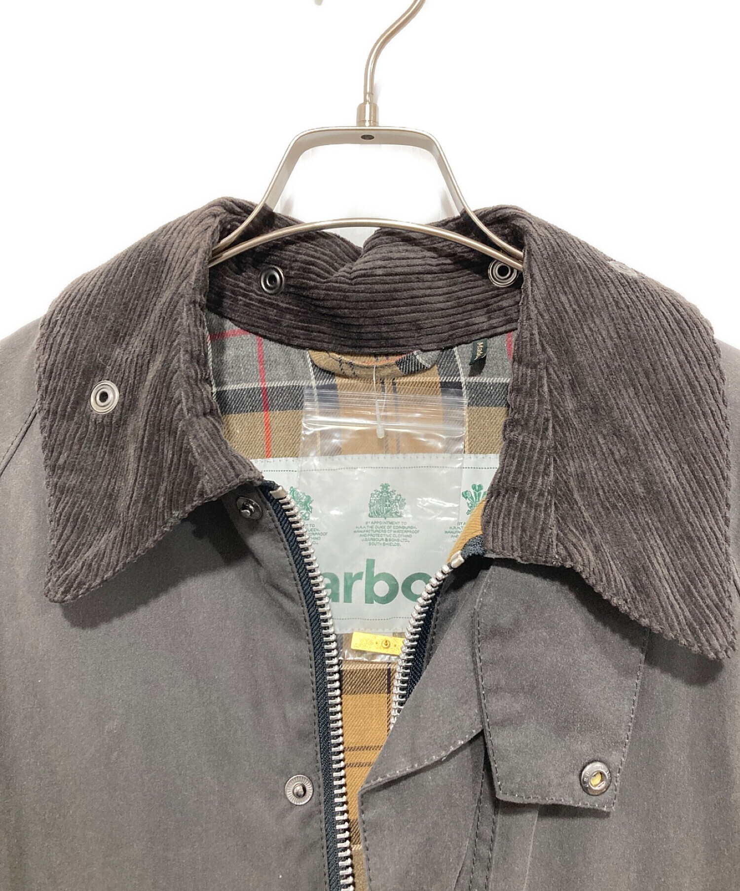 中古・古着通販】Barbour (バブアー) OS WAX BEDALE チャコールグレー