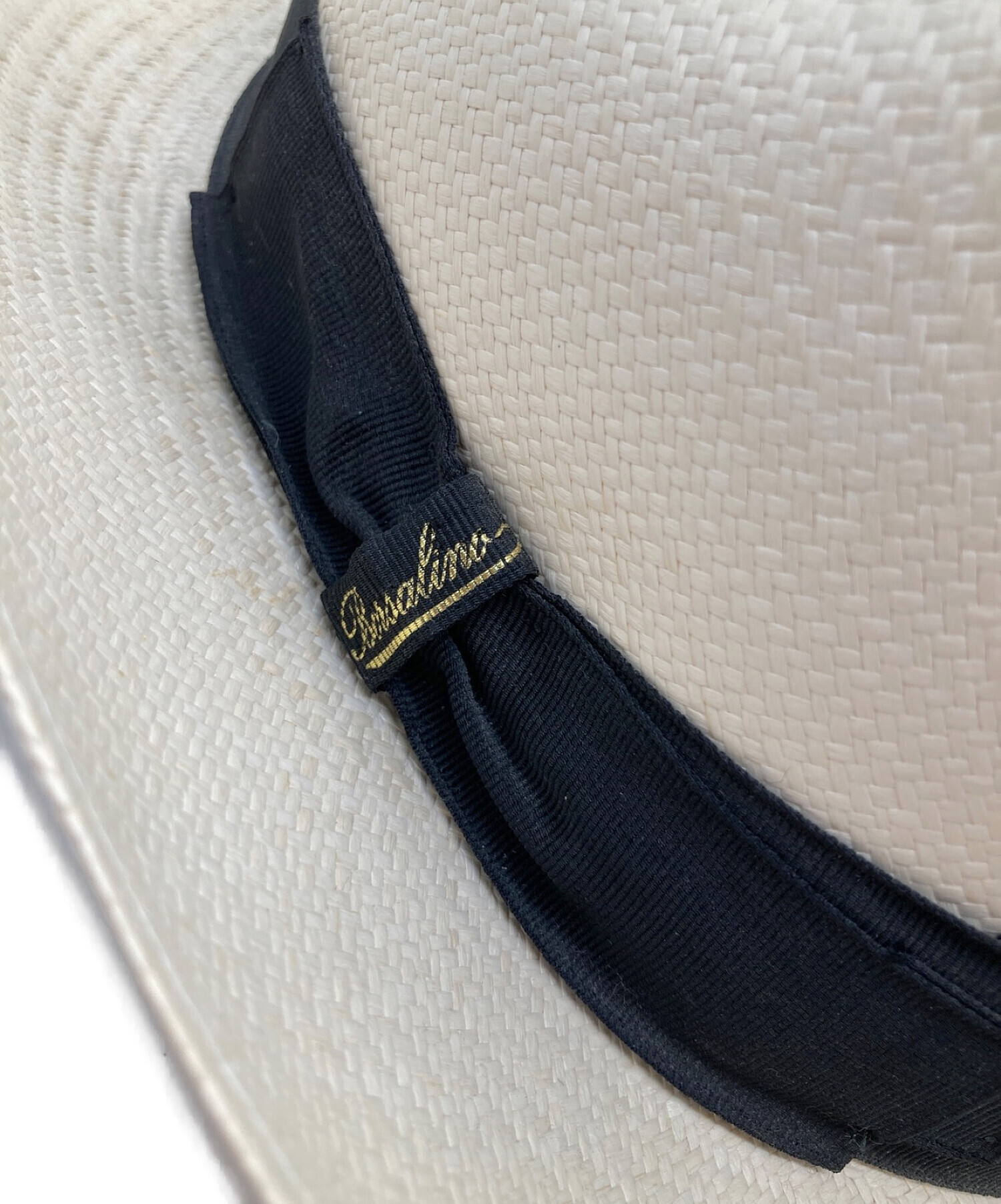 中古・古着通販】BORSALINO (ボルサリーノ) パナマハット アイボリー