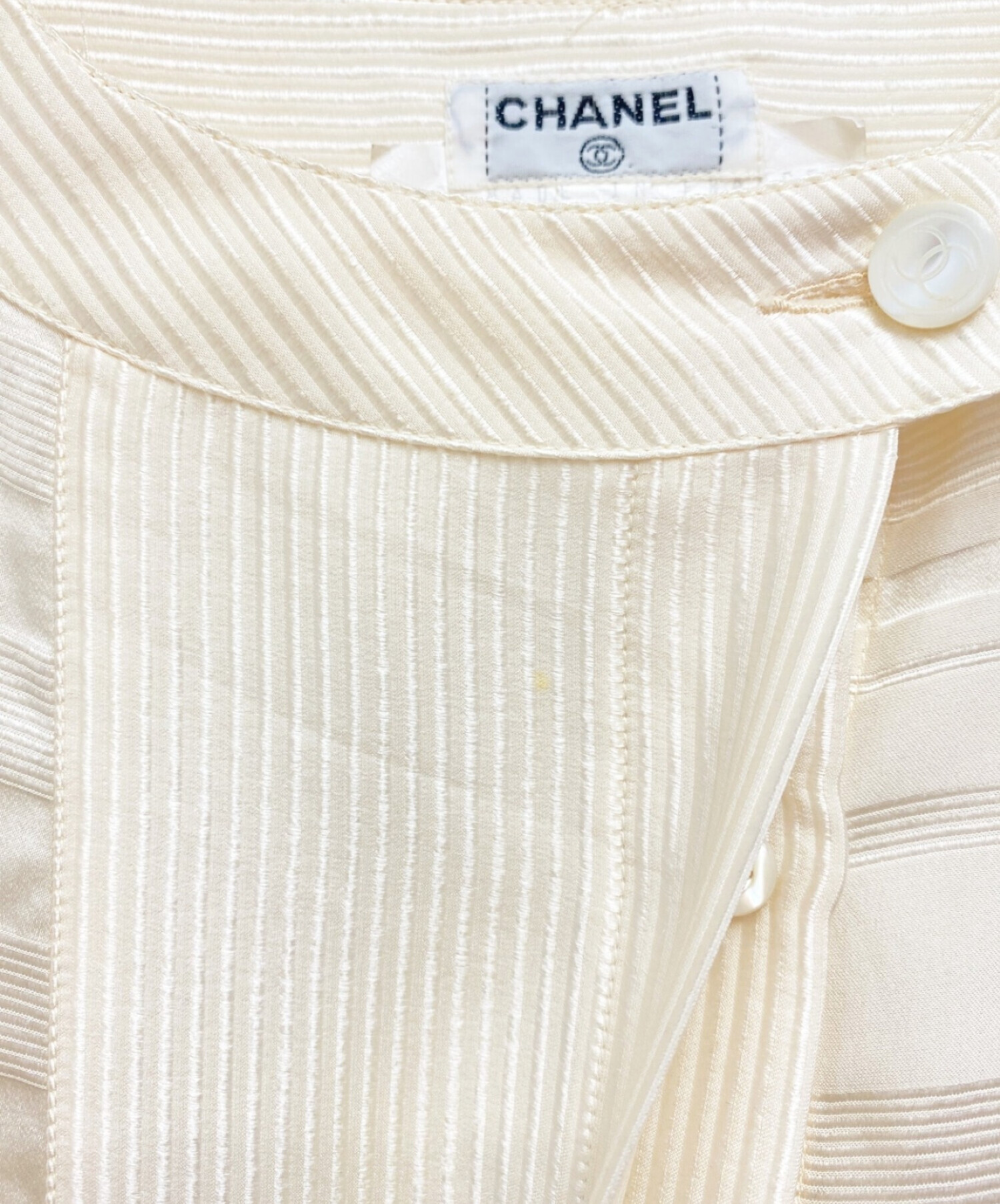 中古・古着通販】CHANEL (シャネル) シルクブラウス サイズ:36