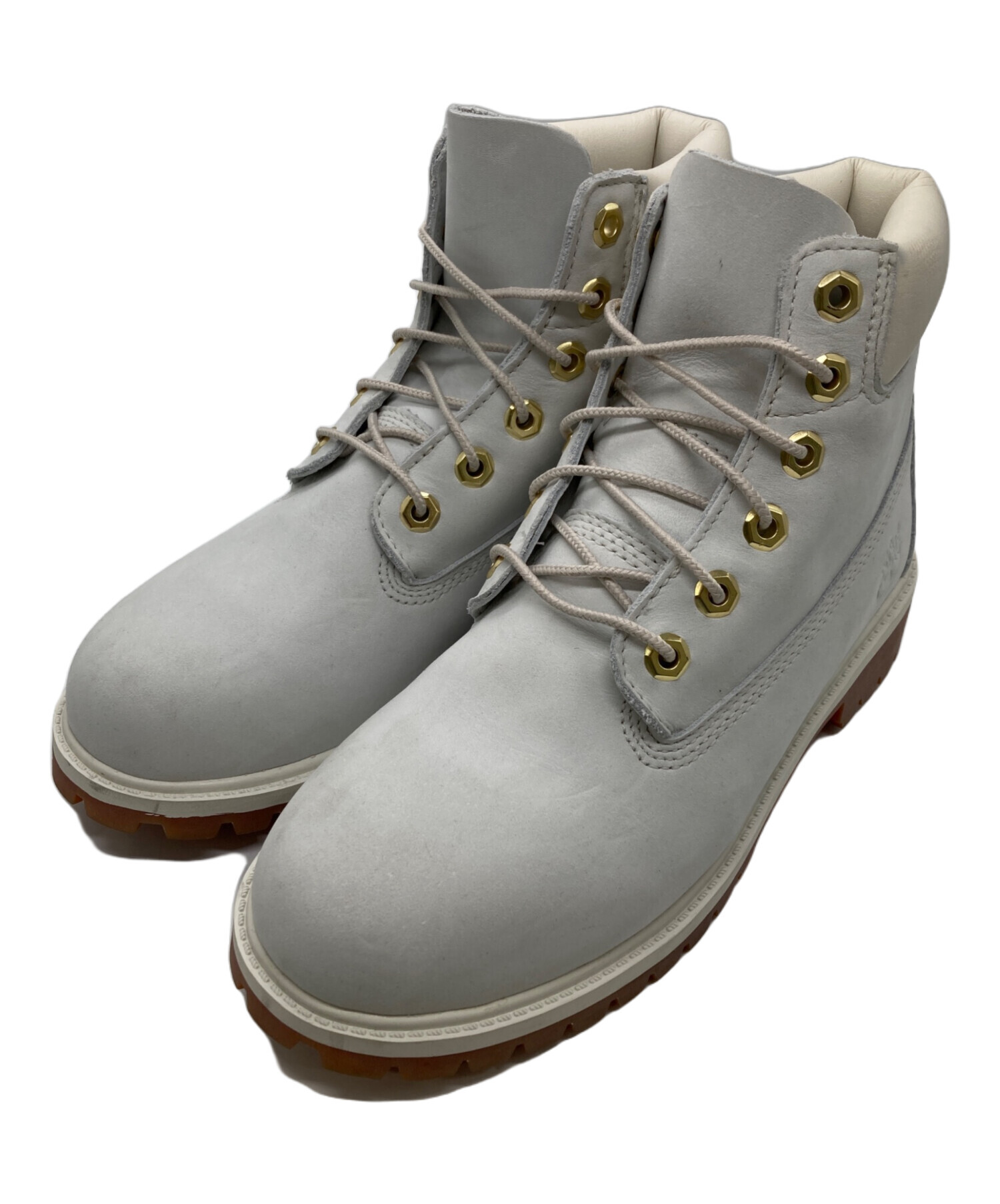 Timberland (ティンバーランド) プレミアムブーツ ホワイト サイズ:US5.5