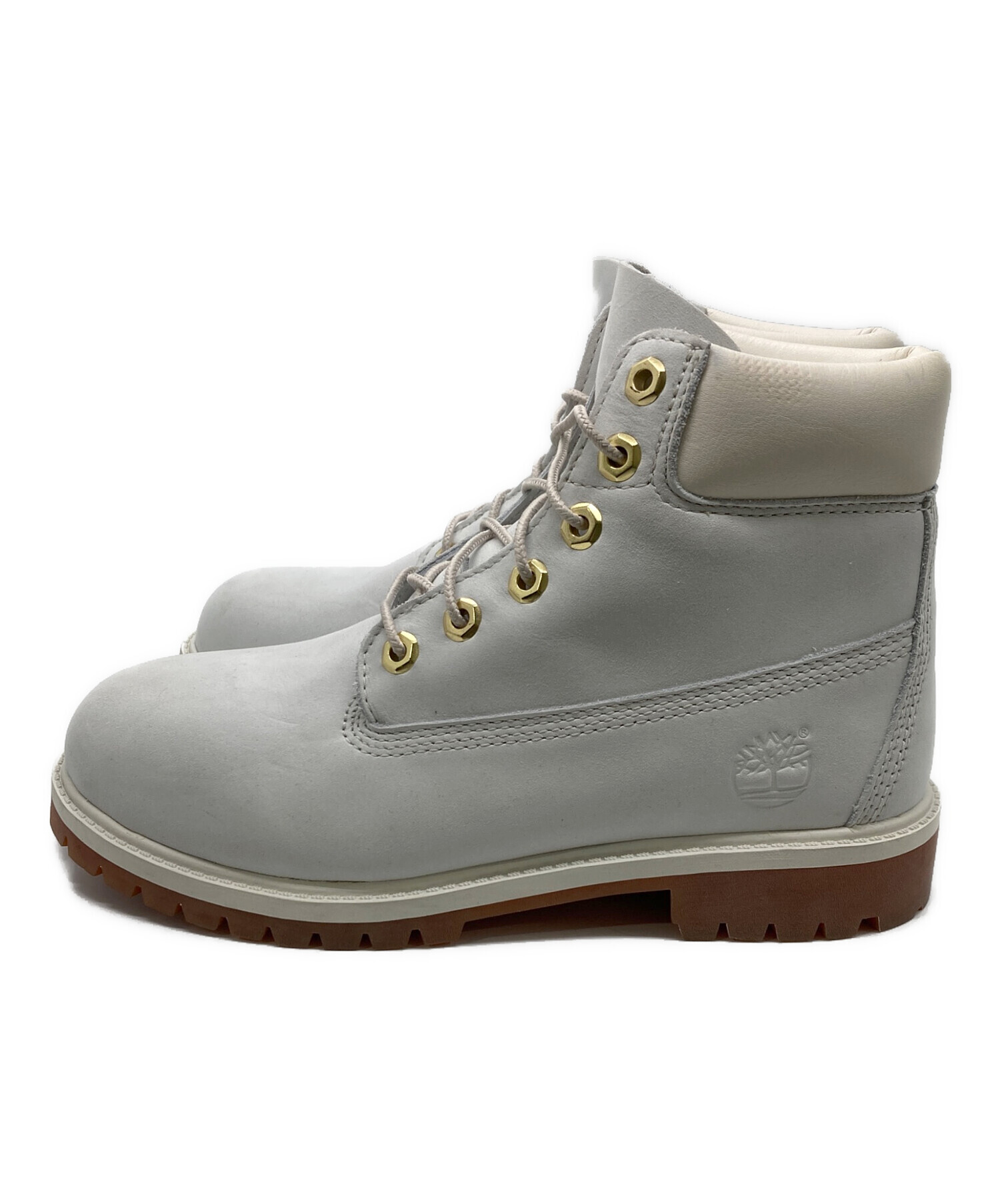 Timberland (ティンバーランド) プレミアムブーツ ホワイト サイズ:US5.5