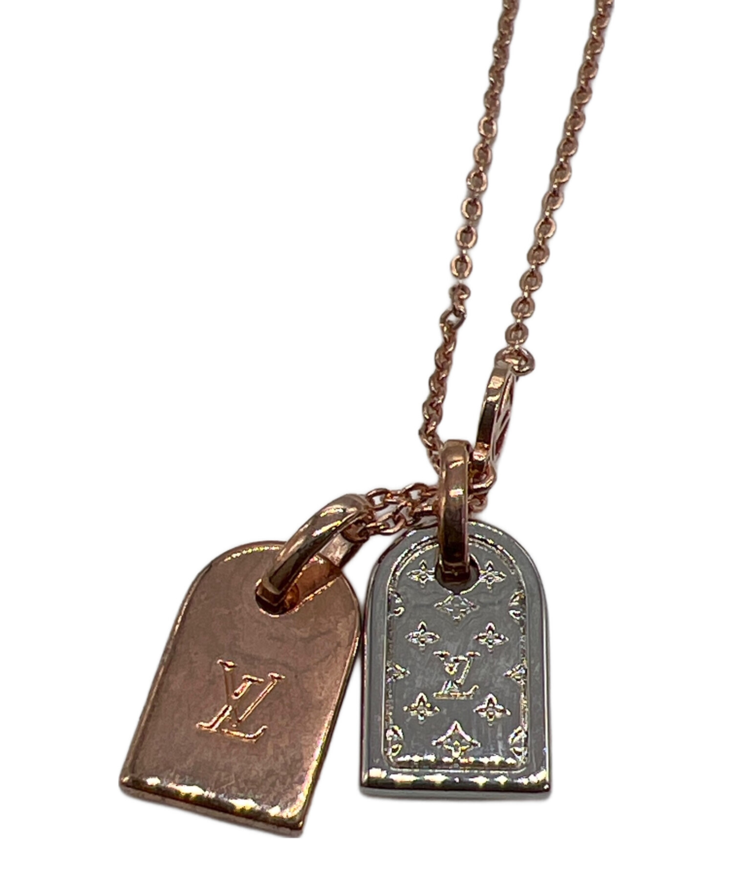 中古・古着通販】LOUIS VUITTON (ルイ ヴィトン) ネックレス ピンクゴールド×シルバー｜ブランド・古着通販 トレファク公式【TREFAC  FASHION】スマホサイト