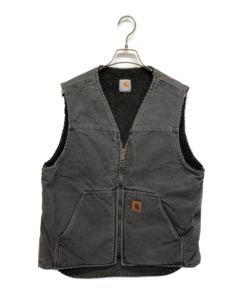 【中古・古着通販】CarHartt (カーハート) 裏ボアデニムベスト 