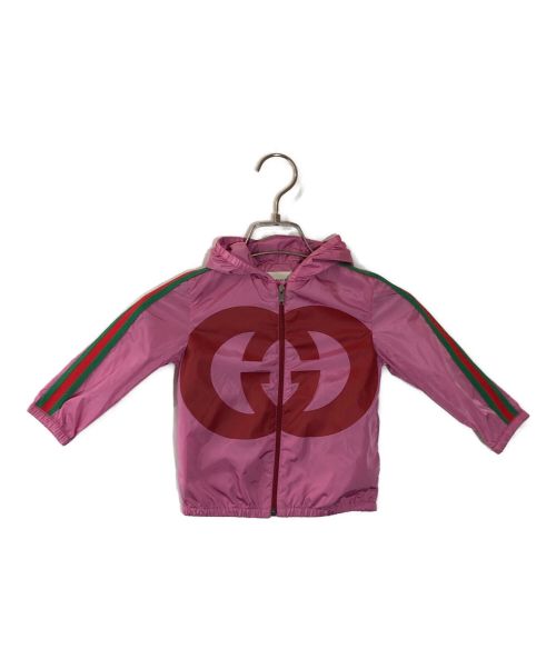 【中古・古着通販】GUCCI (グッチ) ウインドブレーカー ピンク