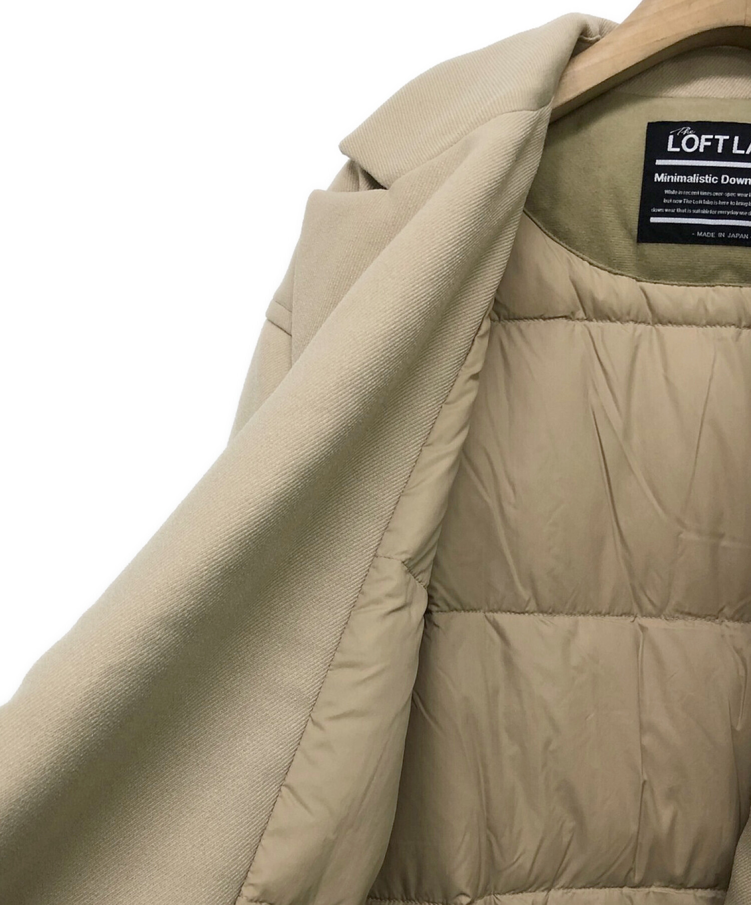 中古・古着通販】The Loft labo (ザロフトラボ) ZANTER (ザンター) NOMY / DOUBLE BREASTED MIDDLE  DOWN COAT ベージュ サイズ:1｜ブランド・古着通販 トレファク公式【TREFAC FASHION】スマホサイト