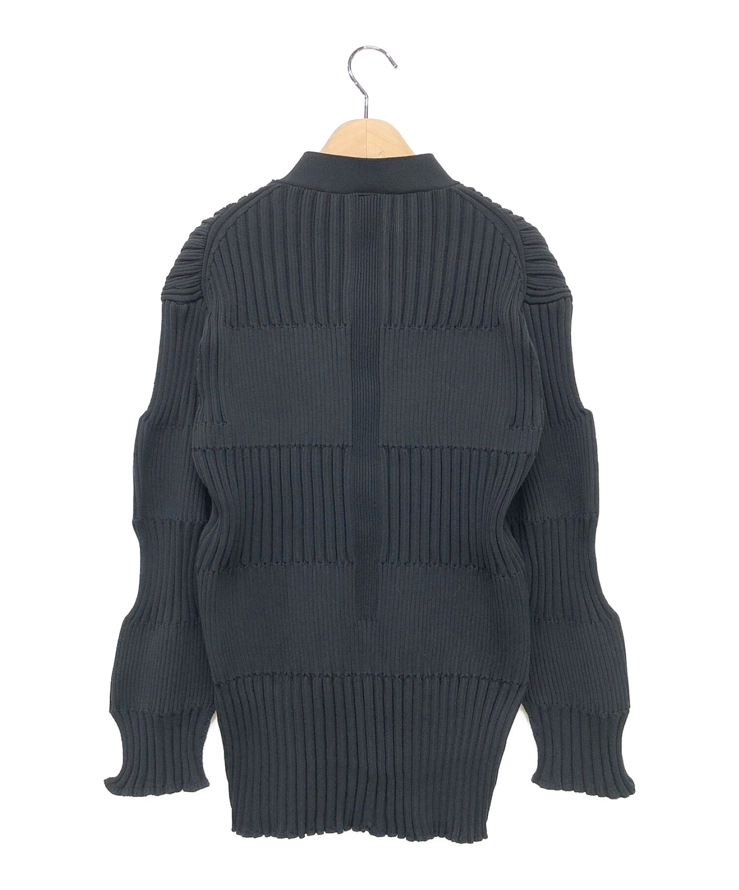 中古・古着通販】CFCL (シーエフシーエル) FLUTED CARDIGAN 1 ブラック