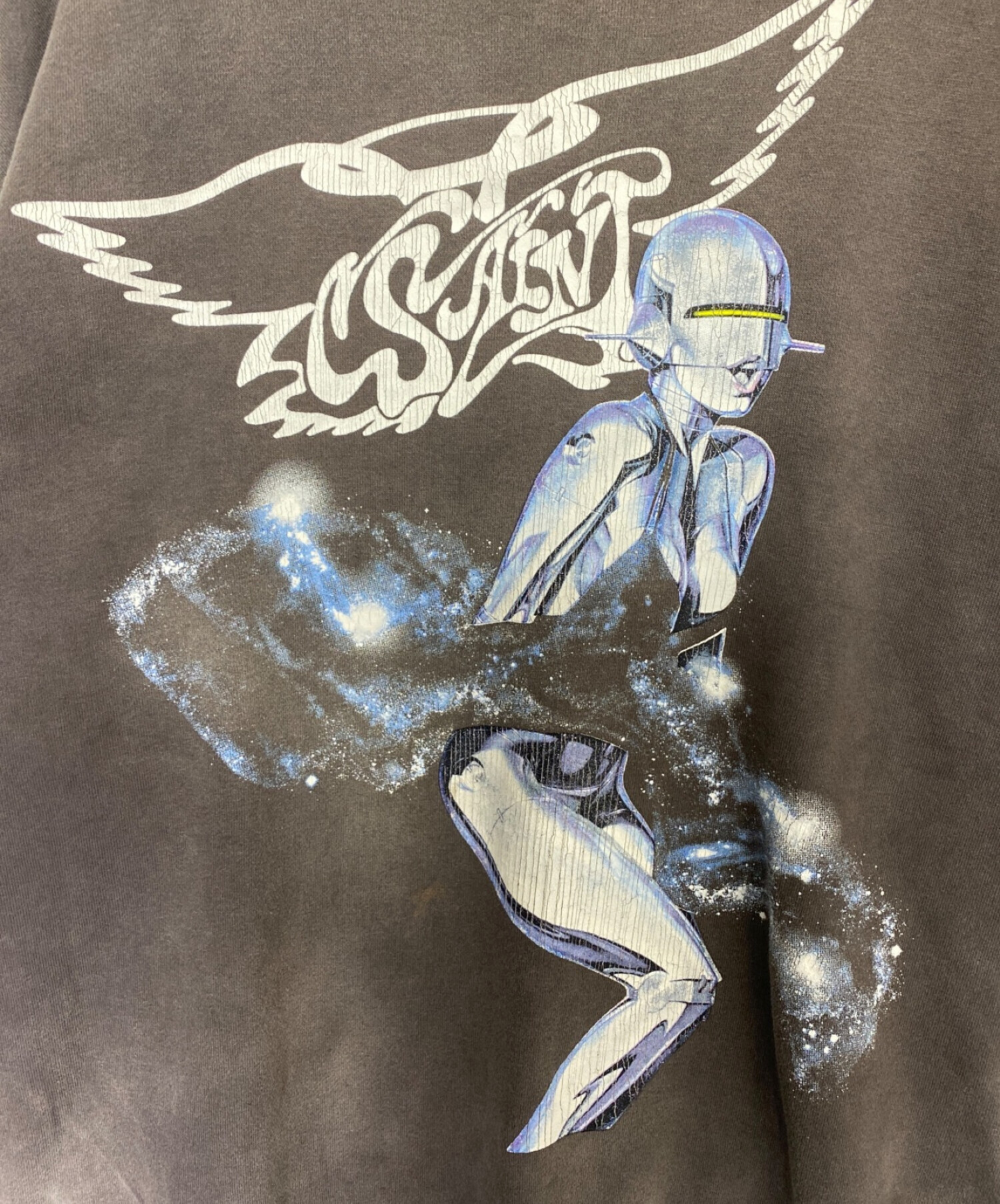 SAINT MICHAEL (セントマイケル) SORAYAMA (ソラヤマ) SWEAT SHIRT ブラック サイズ:SIZE L