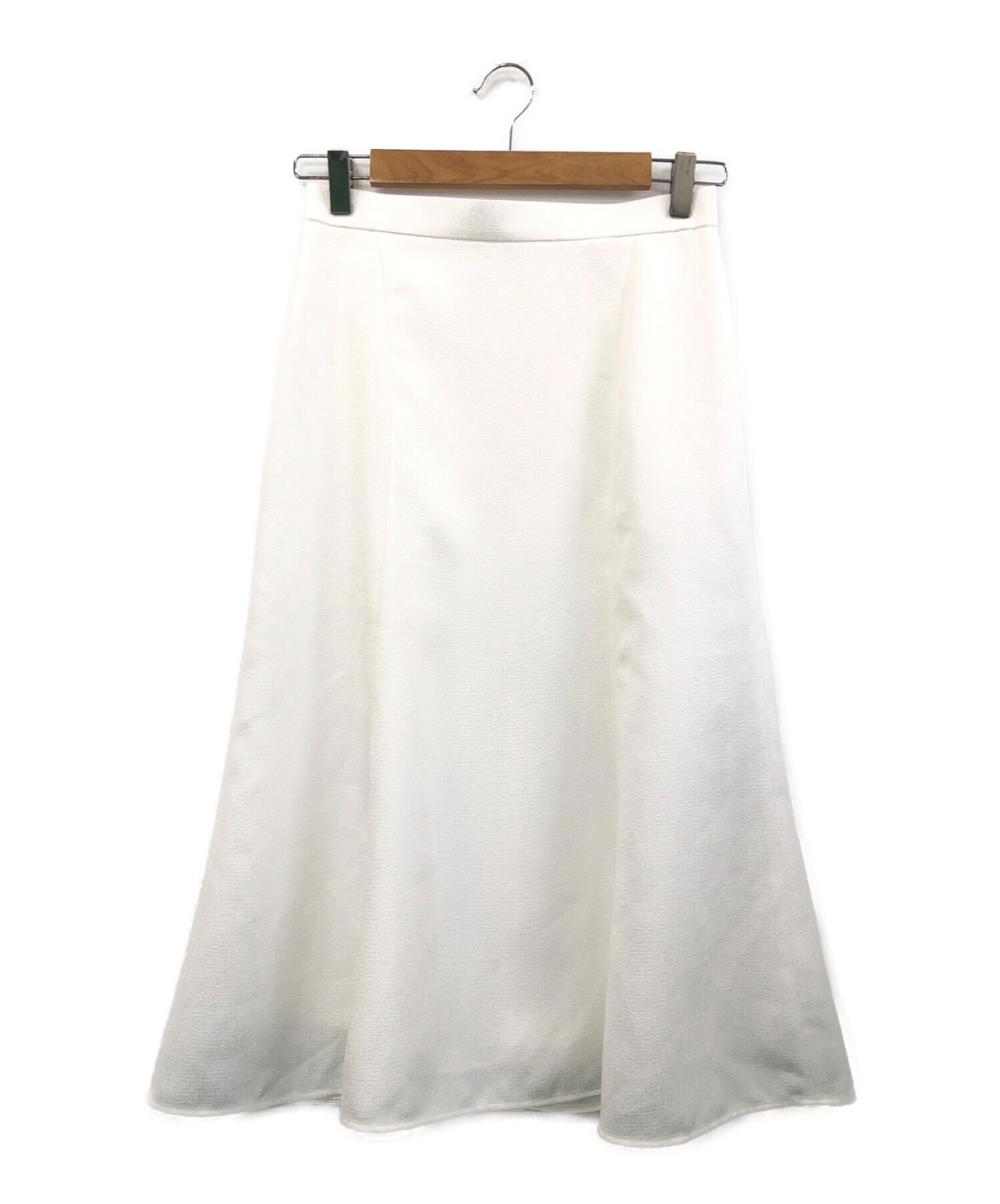 ANAYI (アナイ) バスケットステッチマーメイドスカート ホワイト サイズ:38
