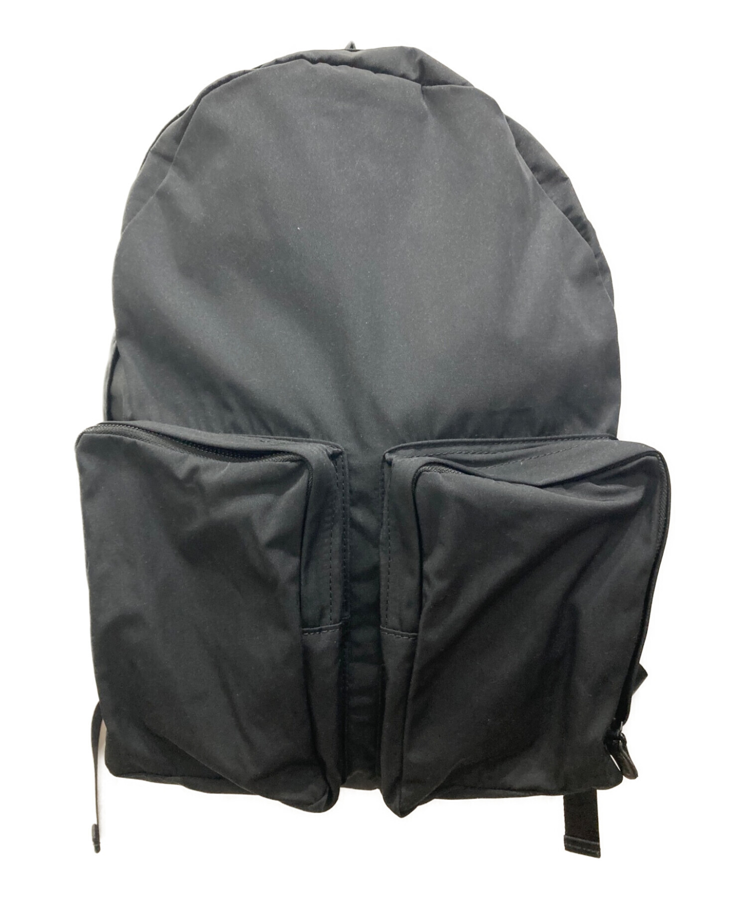 amiacalva (アミアカルヴァ) GABARDINE BACKPACK　ギャバジン　バック　パック　 ブラック