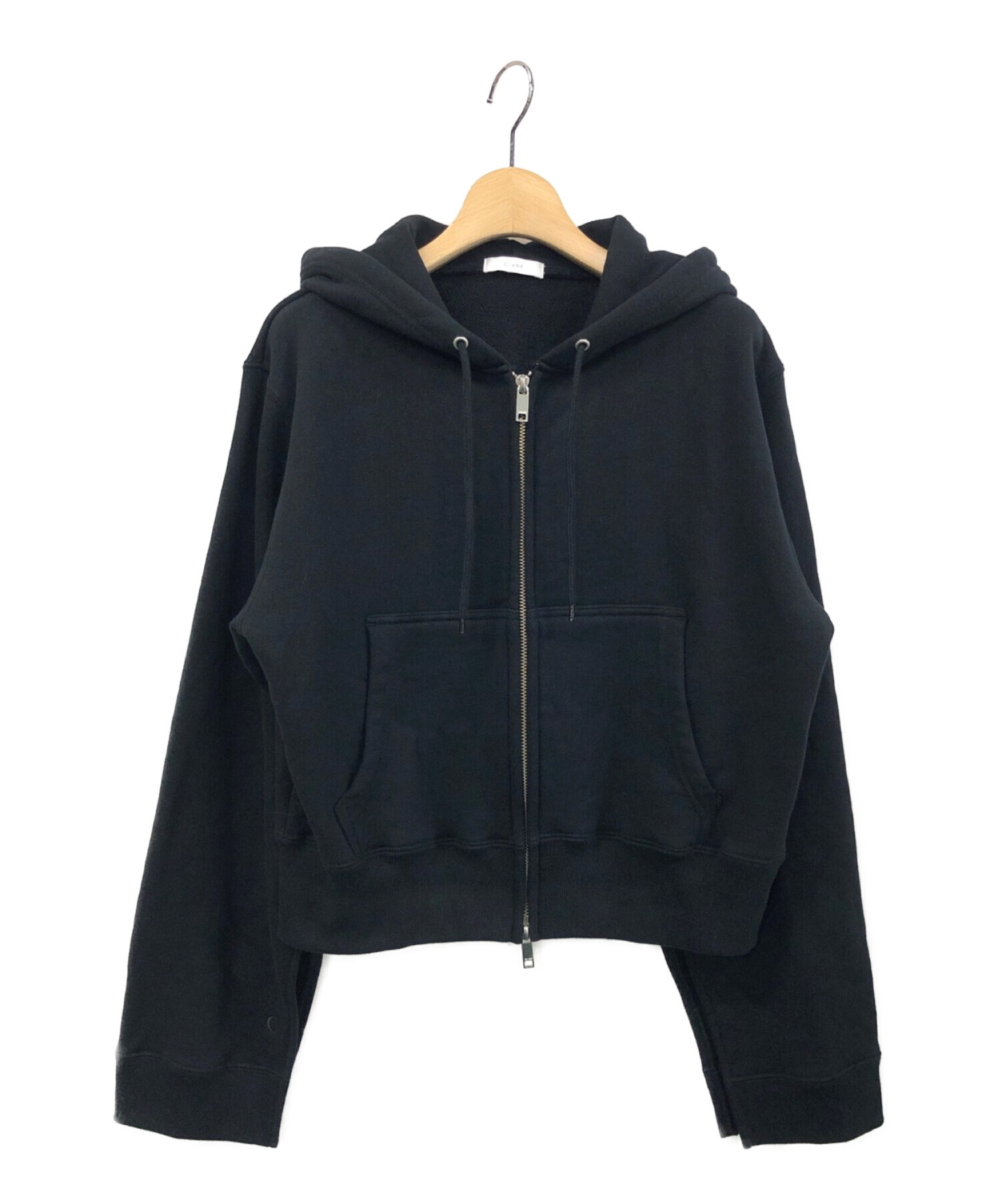 中古・古着通販】CLANE (クラネ) SLIT SLEEVE COMPACT ZIP UP HOODIE