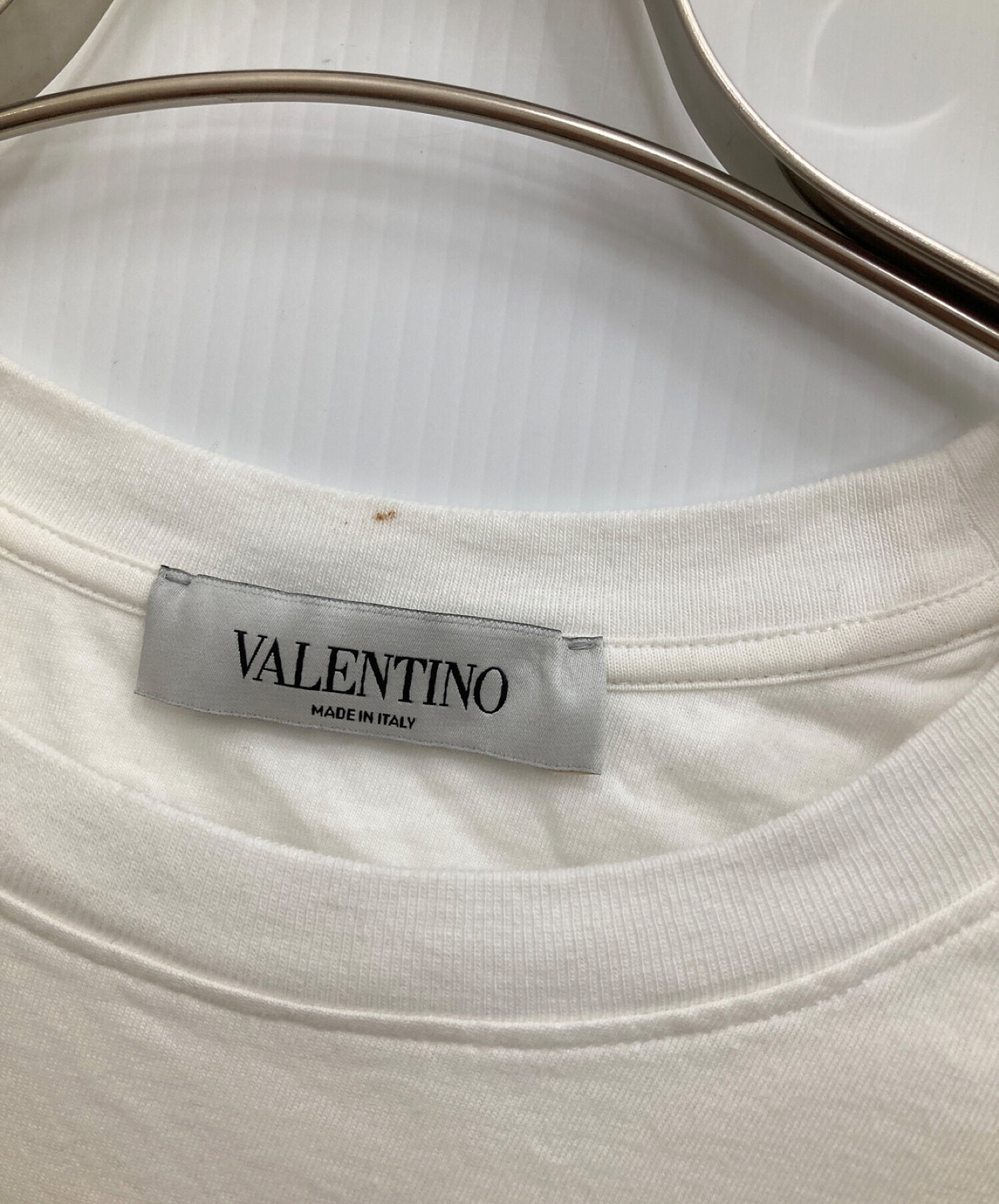 中古・古着通販】VALENTINO (ヴァレンティノ) Tシャツ ホワイト サイズ 