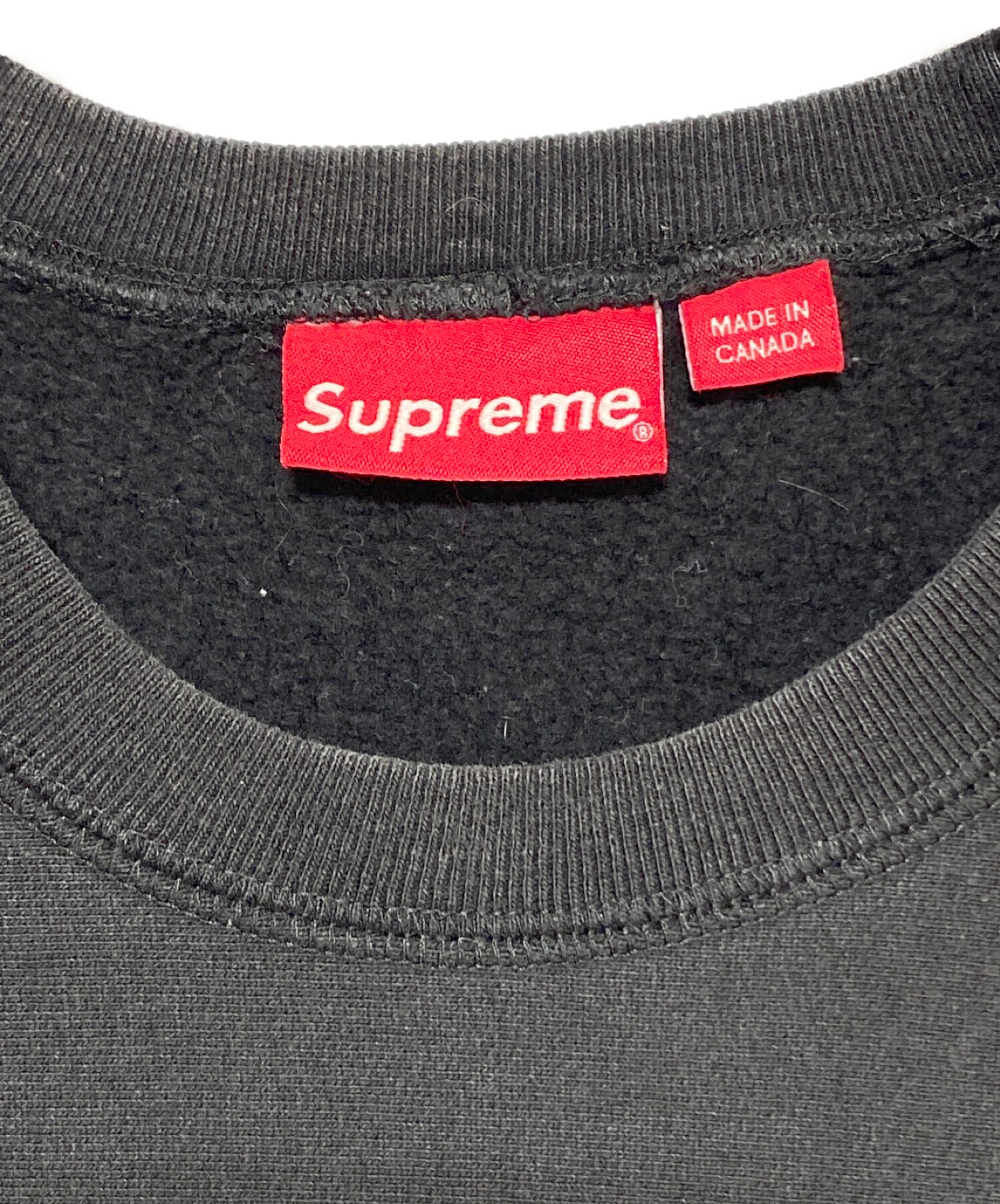 中古・古着通販】SUPREME (シュプリーム) Box Logo Crewneck ブラック