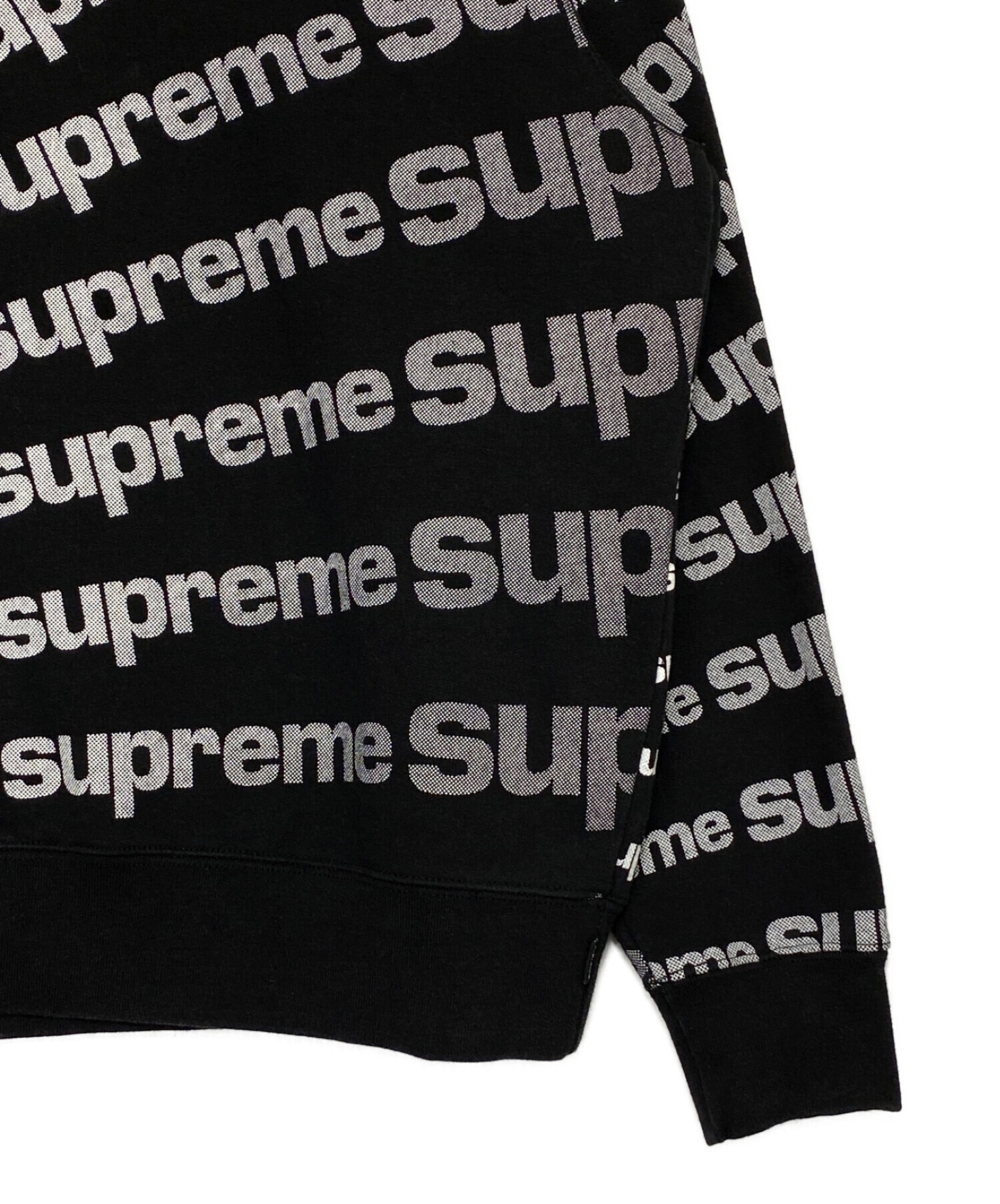 SUPREME (シュプリーム) Radial Crewneck ブラック サイズ:S