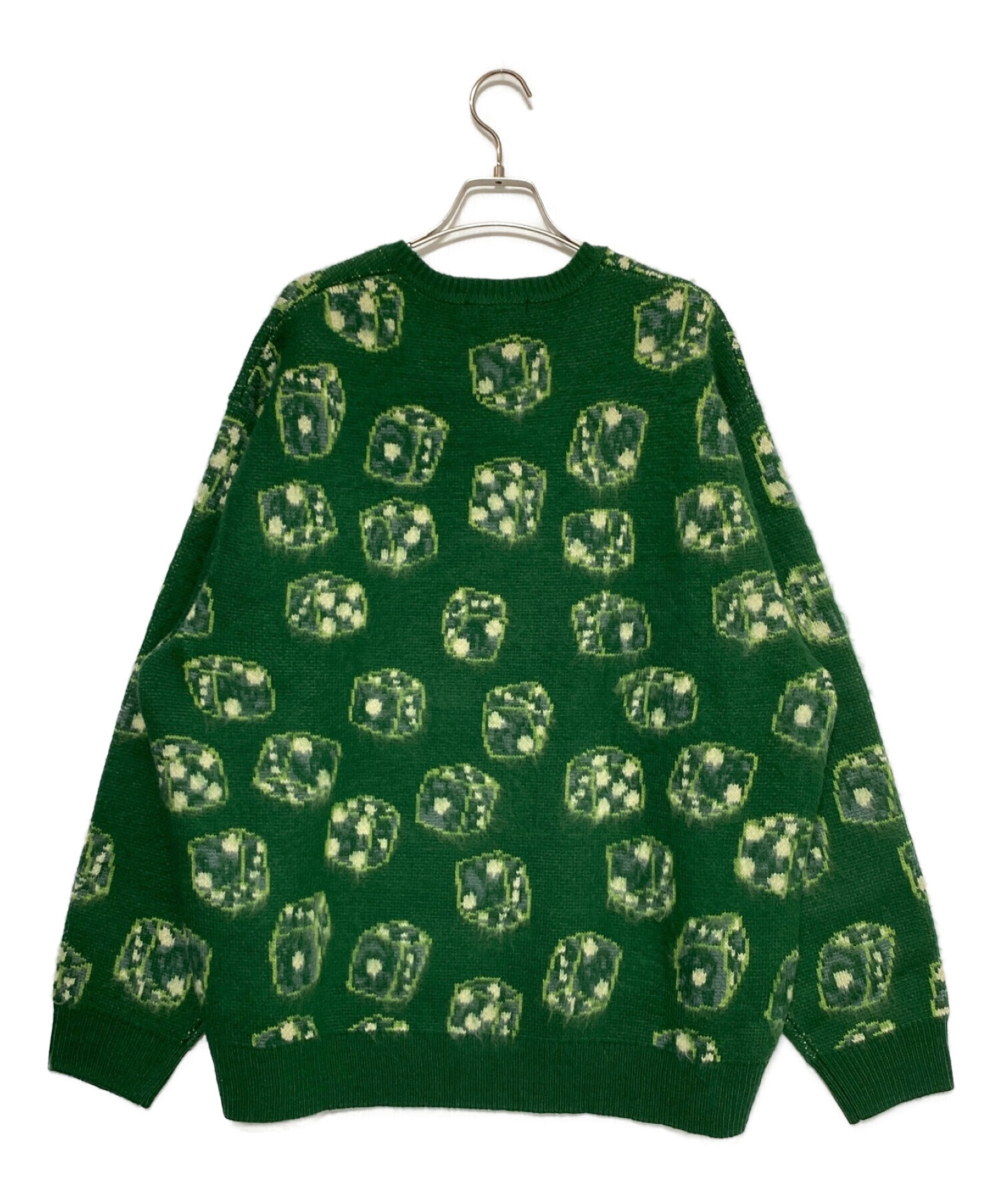 SUPREME (シュプリーム) Dice Sweater グリーン サイズ:XL 未使用品