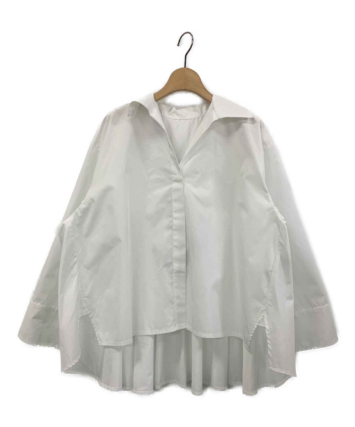 aLORS (アロー) Geraldine / バックギャザーシャツ ホワイト サイズ:One size