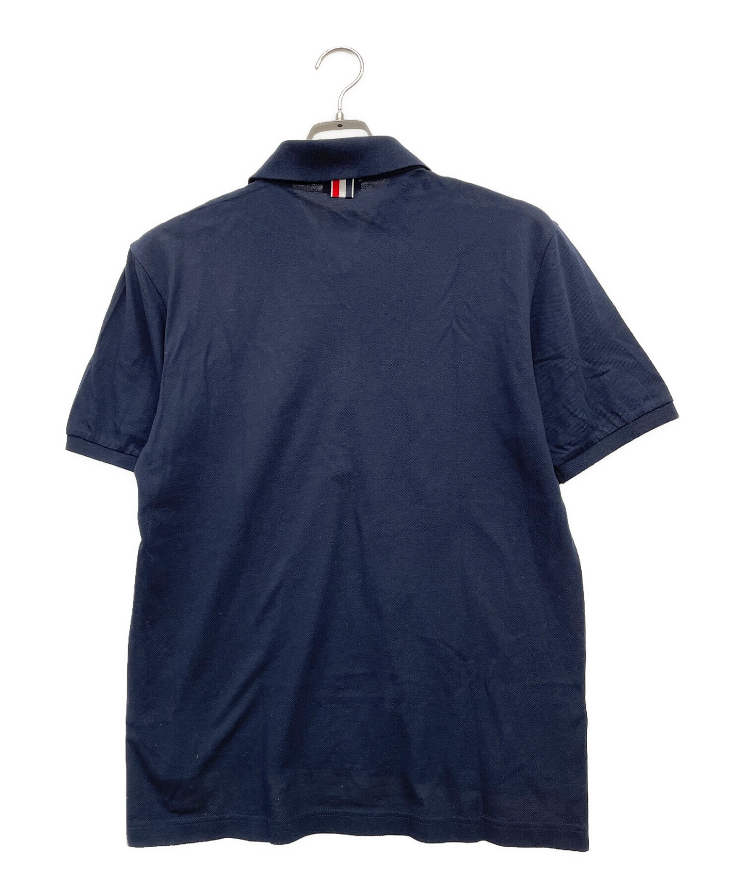 Thom Browne (トムブラウン) ポロシャツ ネイビー サイズ:2 未使用品