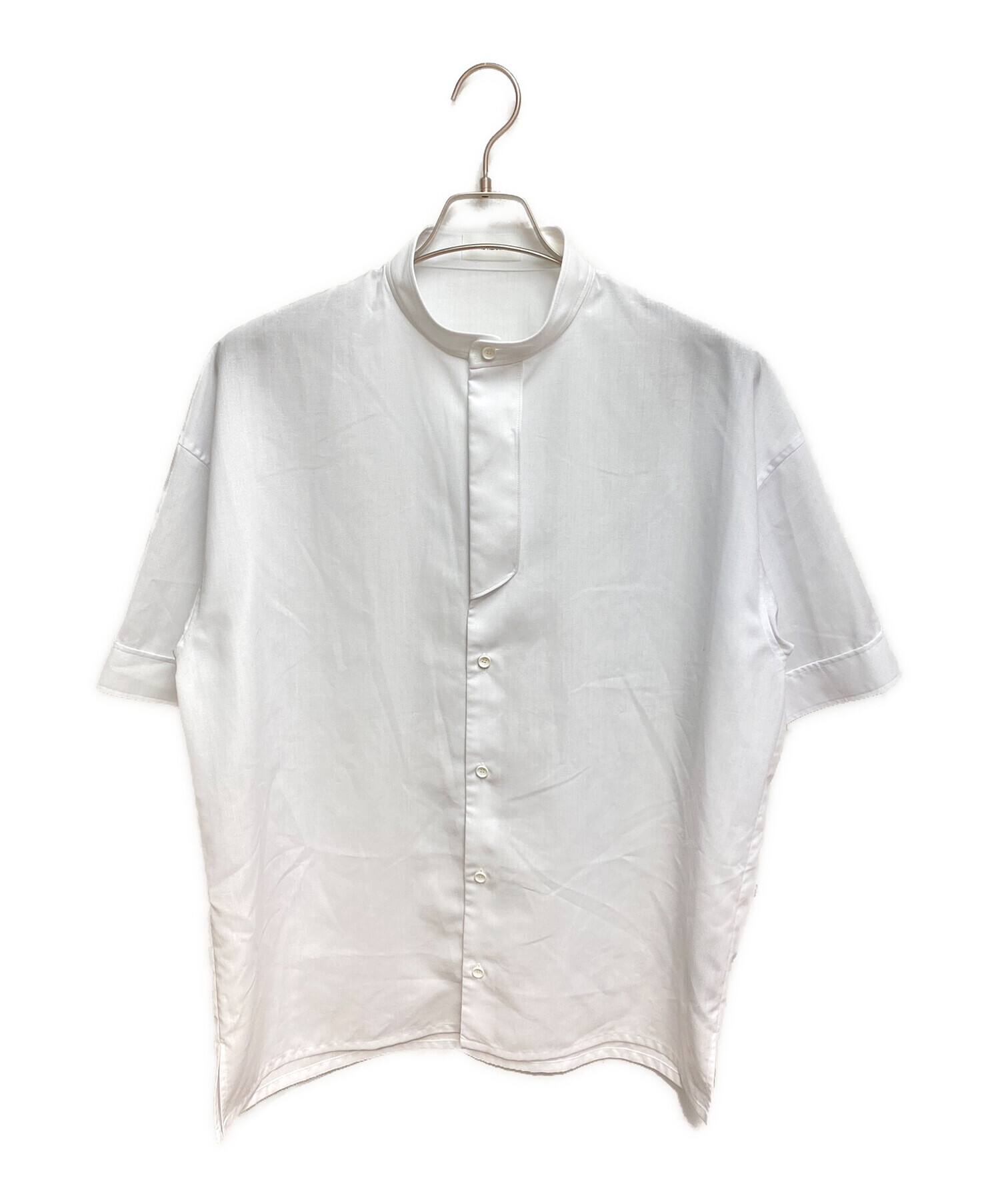 THE RERACS (ザ リラクス) ショートスリーブプラケットシャツ ホワイト サイズ:46