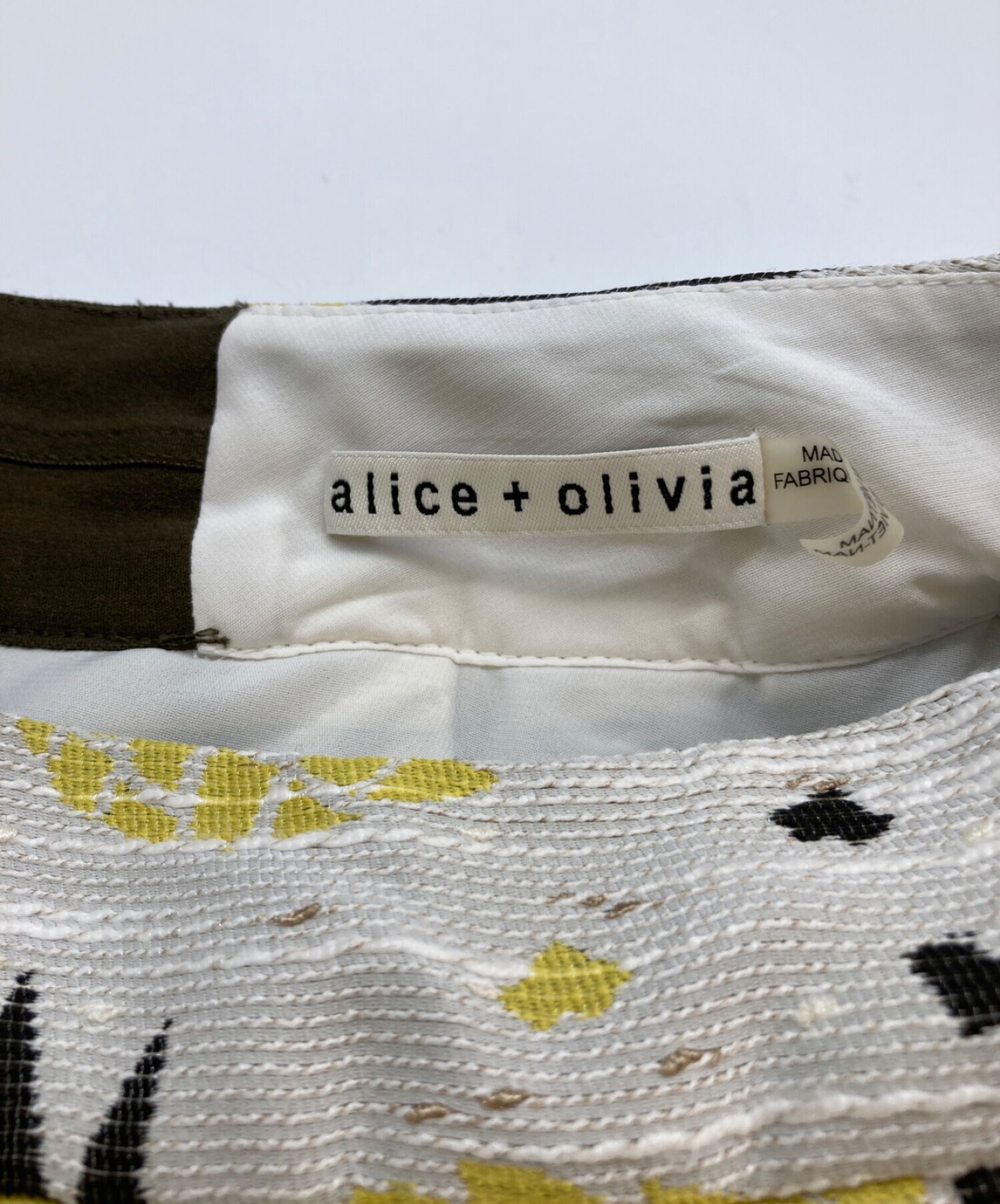 中古・古着通販】alice+olivia (アリスアンドオリビア) ジャガードミニ ...