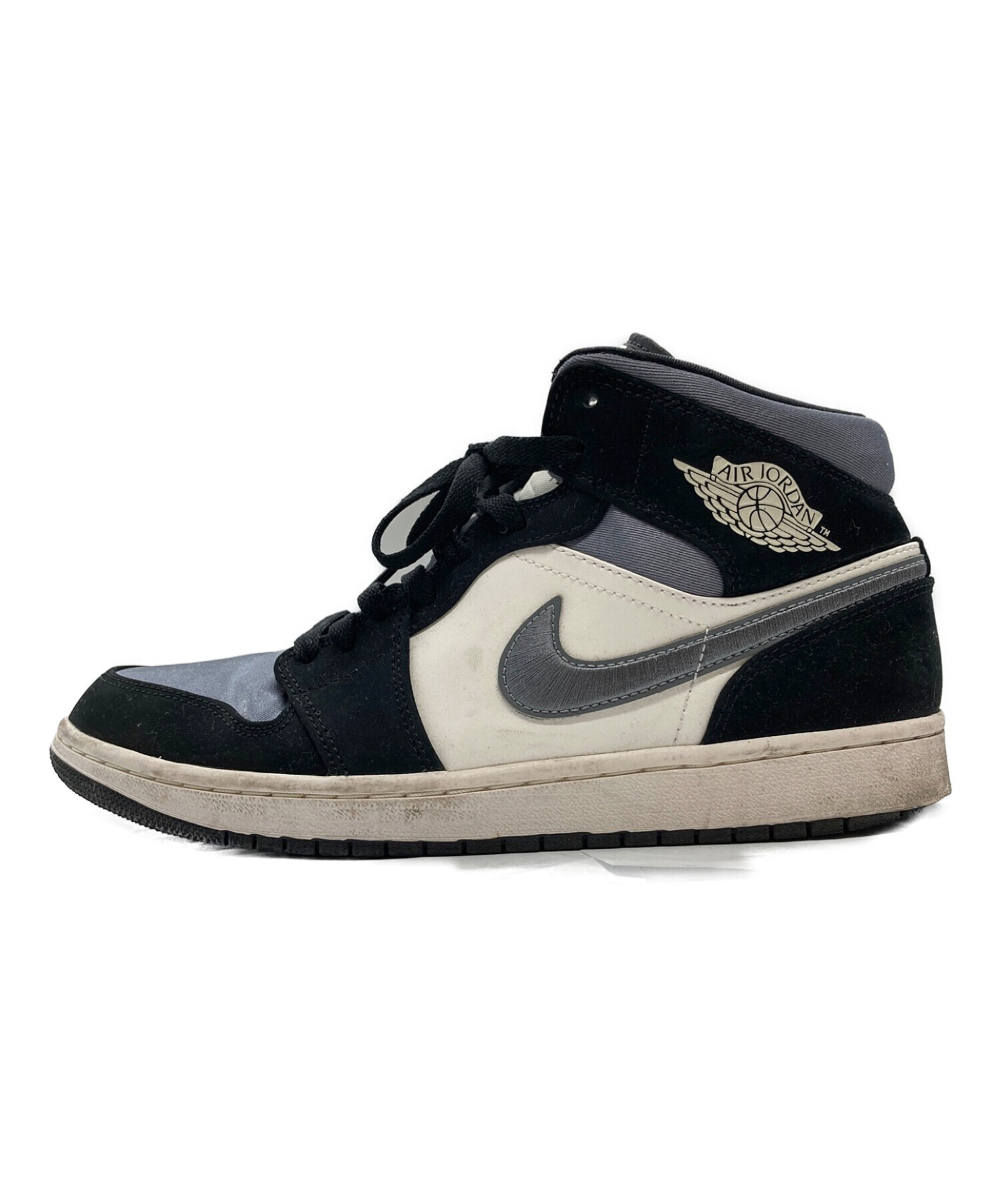 NIKE (ナイキ) NIKE AIR JORDAN 1 MID SE グレー サイズ:27.5cm