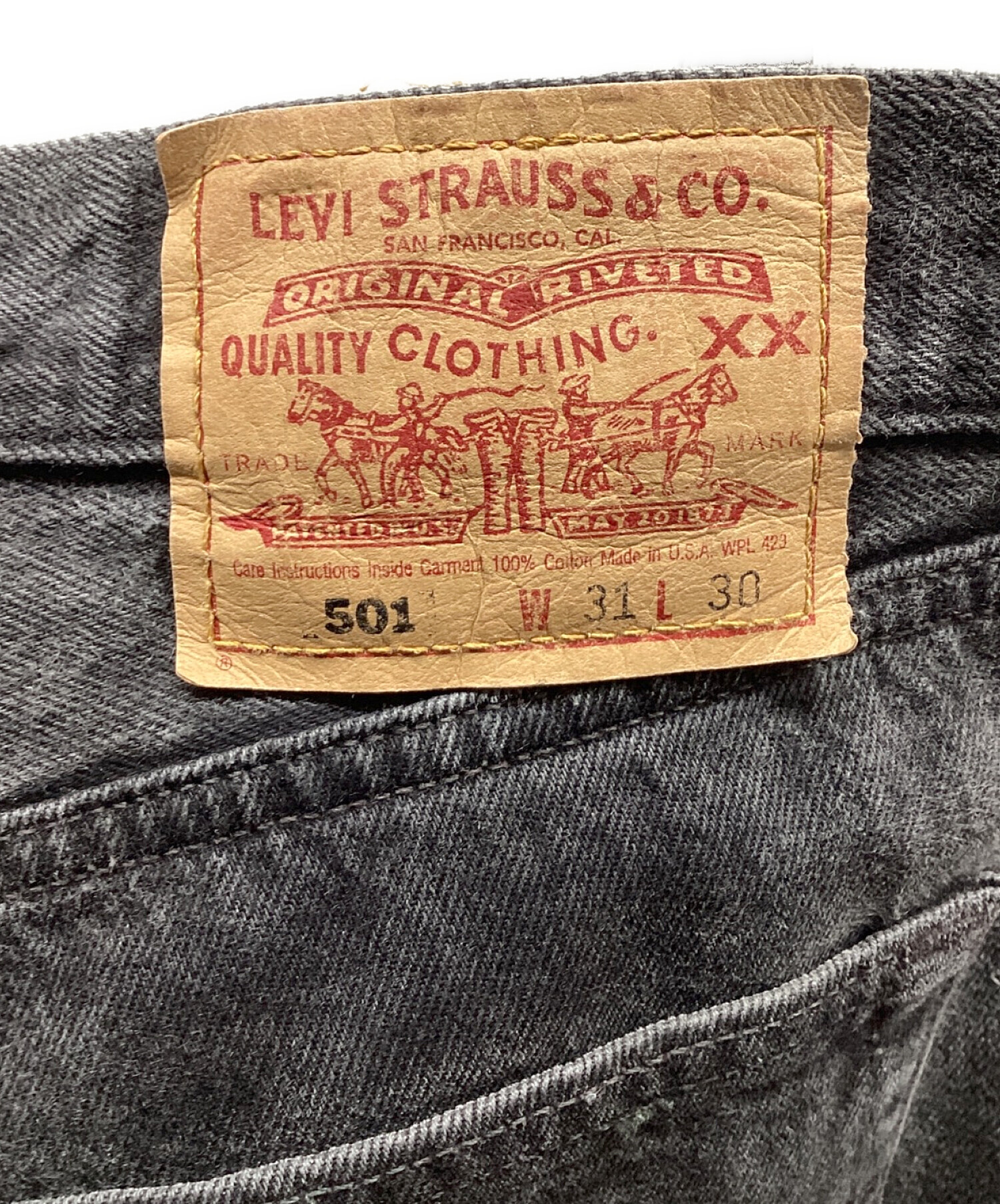 中古・古着通販】LEVI'S (リーバイス) カットオフデニムパンツ