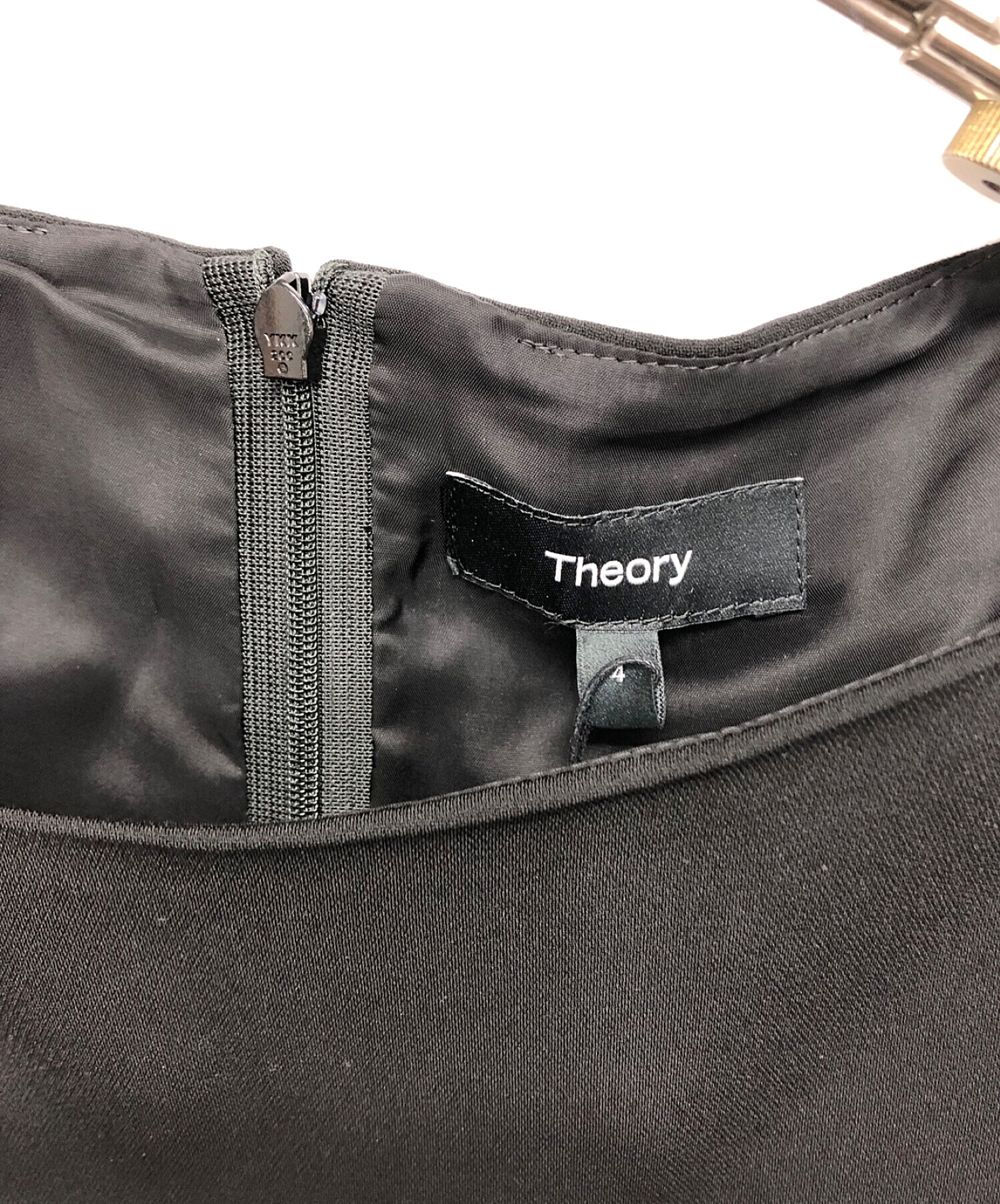 中古・古着通販】theory (セオリー) ボートネックノースリーブ