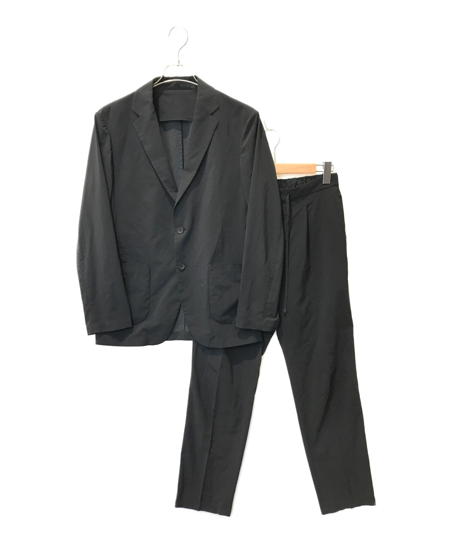 UNITED ARROWS (ユナイテッドアローズ) ナイロンタフタセットアップスーツ ブラック サイズ:M