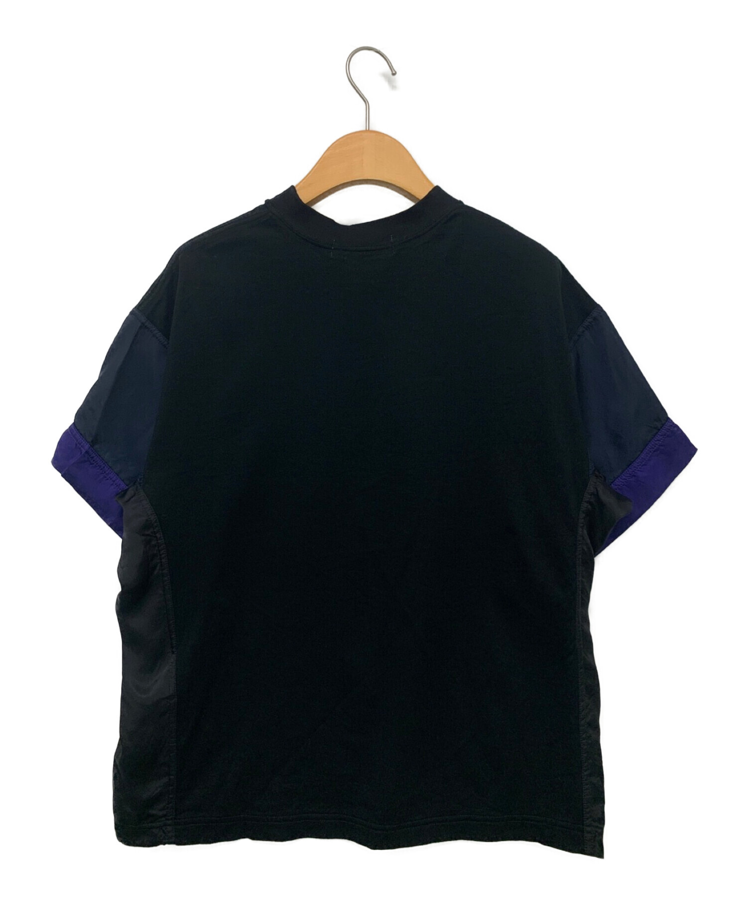 TOGA PULLA (トーガ プルラ) Cupra jersey T-shirt ブラック サイズ:36