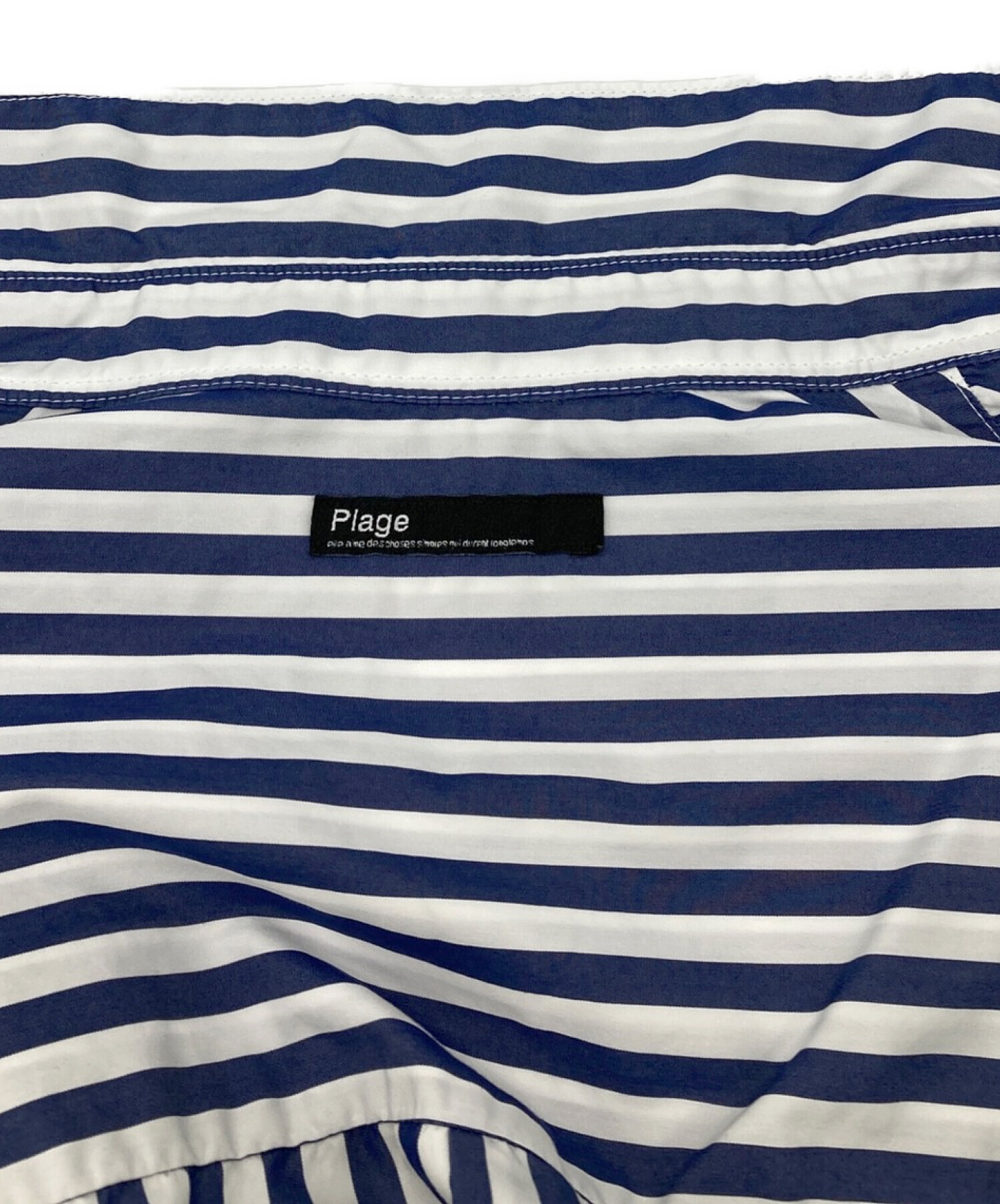 中古・古着通販】Plage (プラージュ) wide wash シャツワンピース