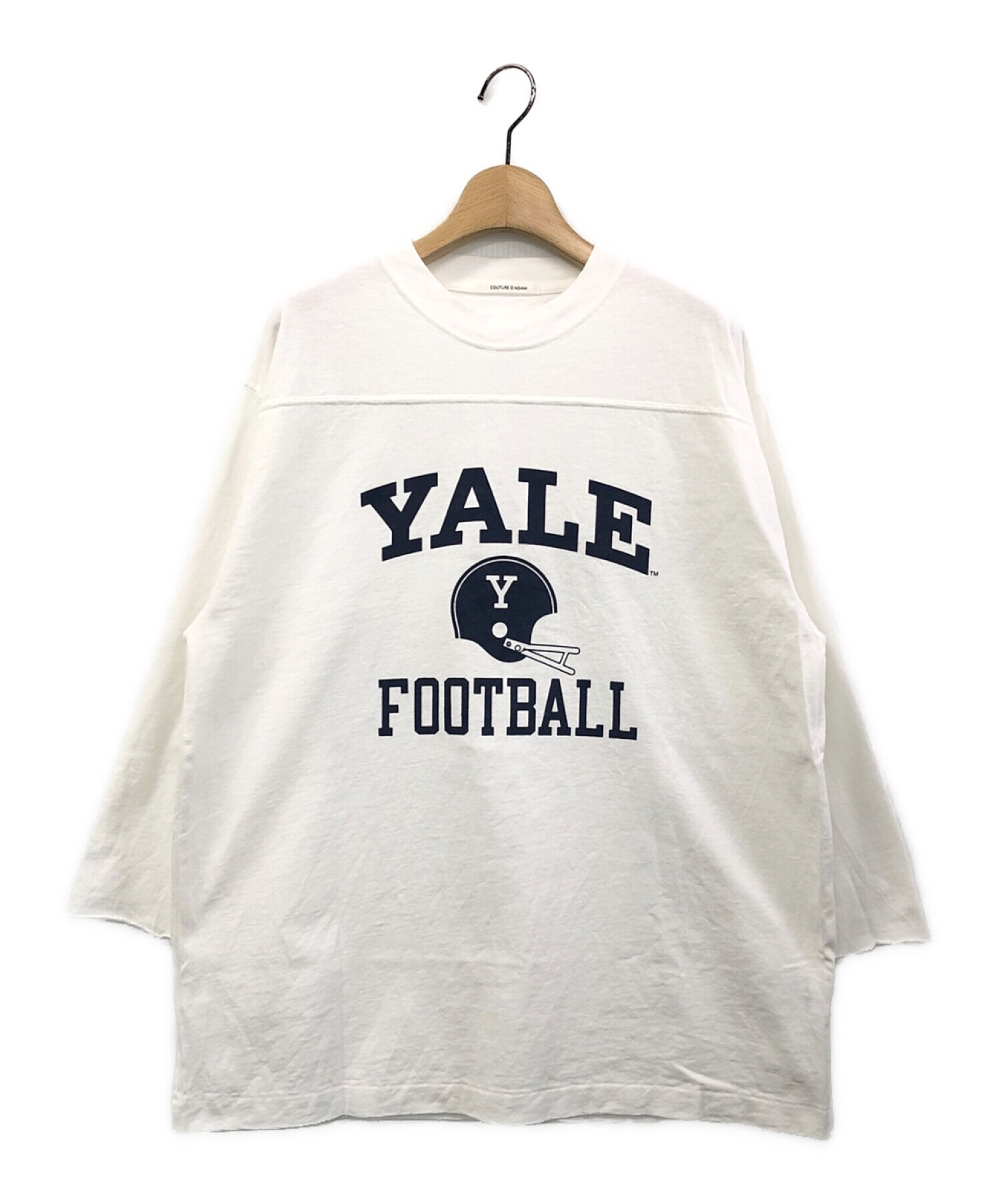 COUTURE D'ADAM (クチュールドアダム) YALE 7分袖 Tsh ホワイト サイズ:38