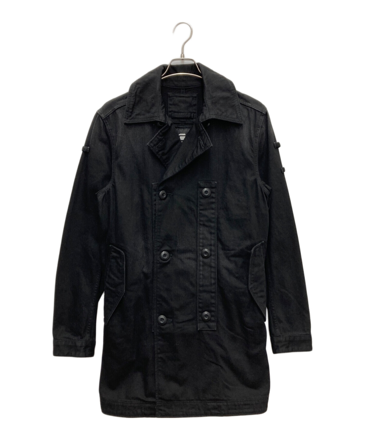 中古・古着通販】G-STAR RAW (ジースターロゥ) Double Breasted Loop Trench ブラック サイズ:ｓ  未使用品｜ブランド・古着通販 トレファク公式【TREFAC FASHION】スマホサイト